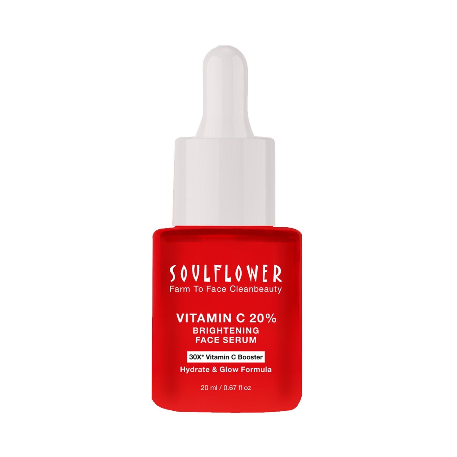 Soulflower Vitamin C 20% Brightening Face Serum with Kakadu Plum (20ml)