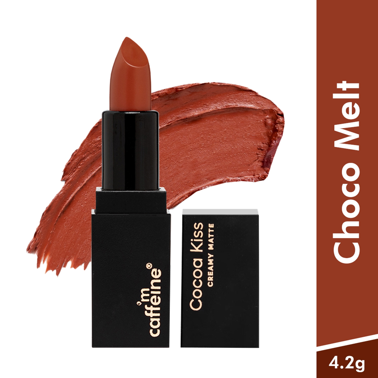 mCaffeine | mCaffeine Cocoa Kiss Creamy Matte Nude Lipstick with Cocoa Butter - Choco Melt (4.2g)