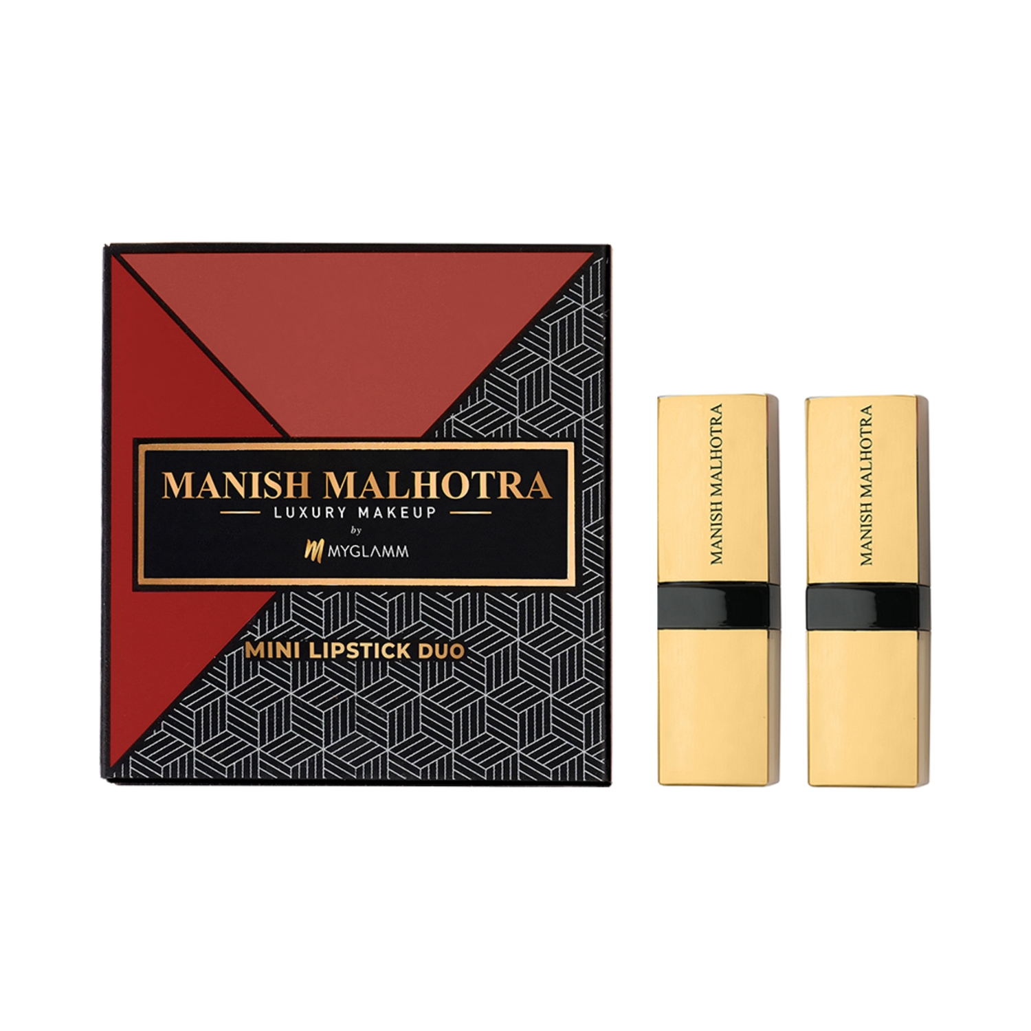 MyGlamm | MyGlamm Manish Malhotra Soft Matte Mini Lipstick Set - Retro (2Pcs)