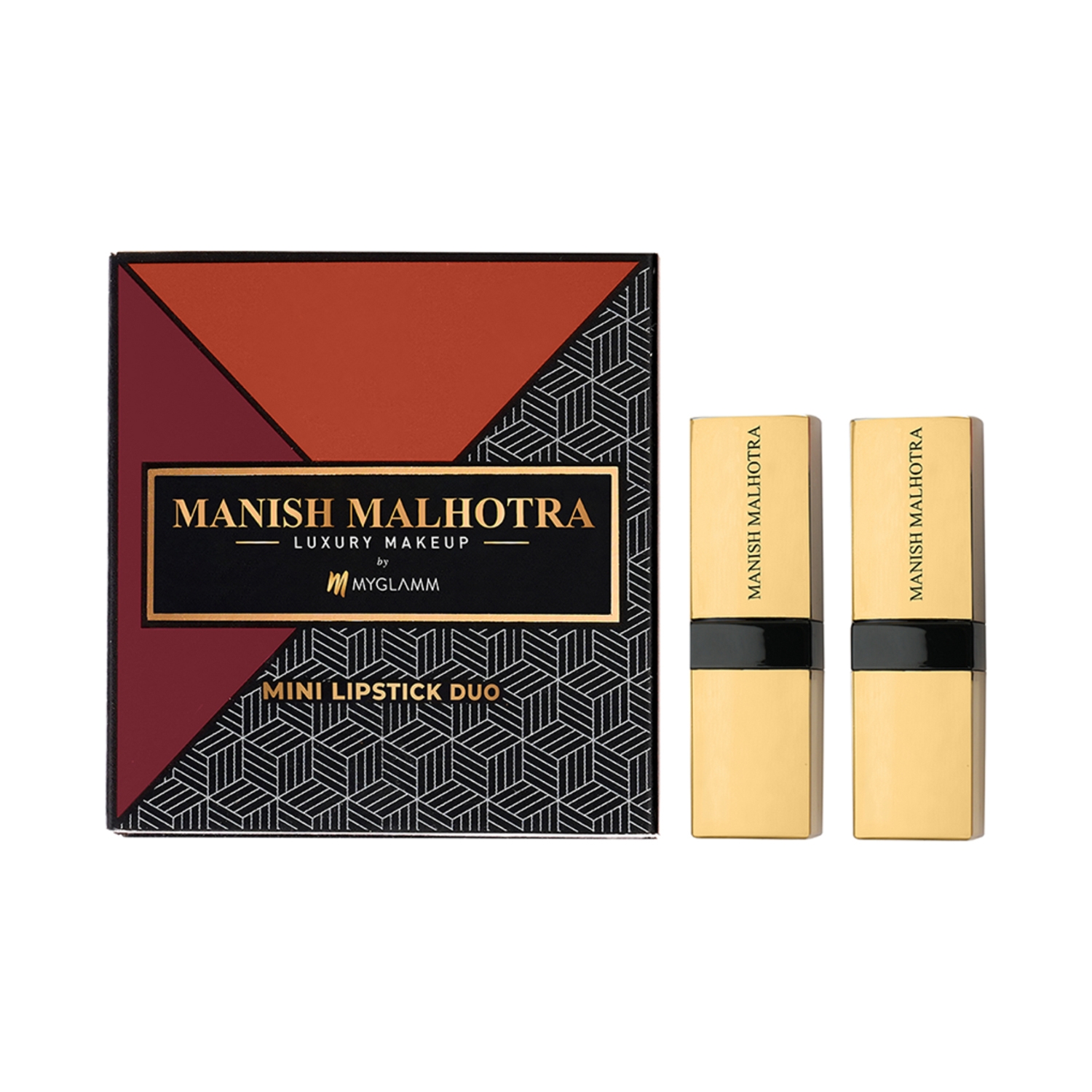 MyGlamm | MyGlamm Manish Malhotra Hi Shine Mini Lipstick Set - Afterparty (2Pcs)