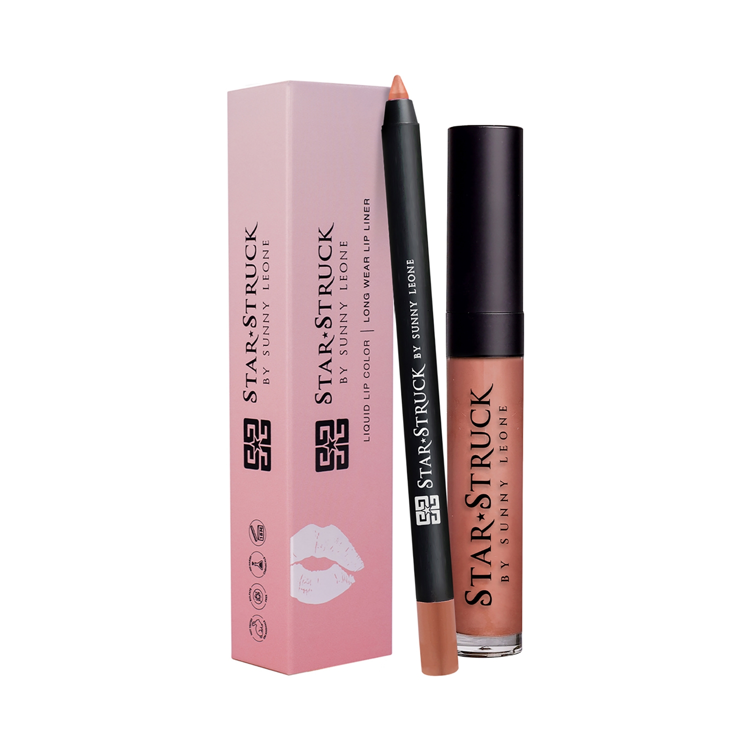 Star Struck by Sunny Leone | Star Struck by Sunny Leone Long Wear Lip Liner And Lip Gloss - Toffee (2 Pcs)