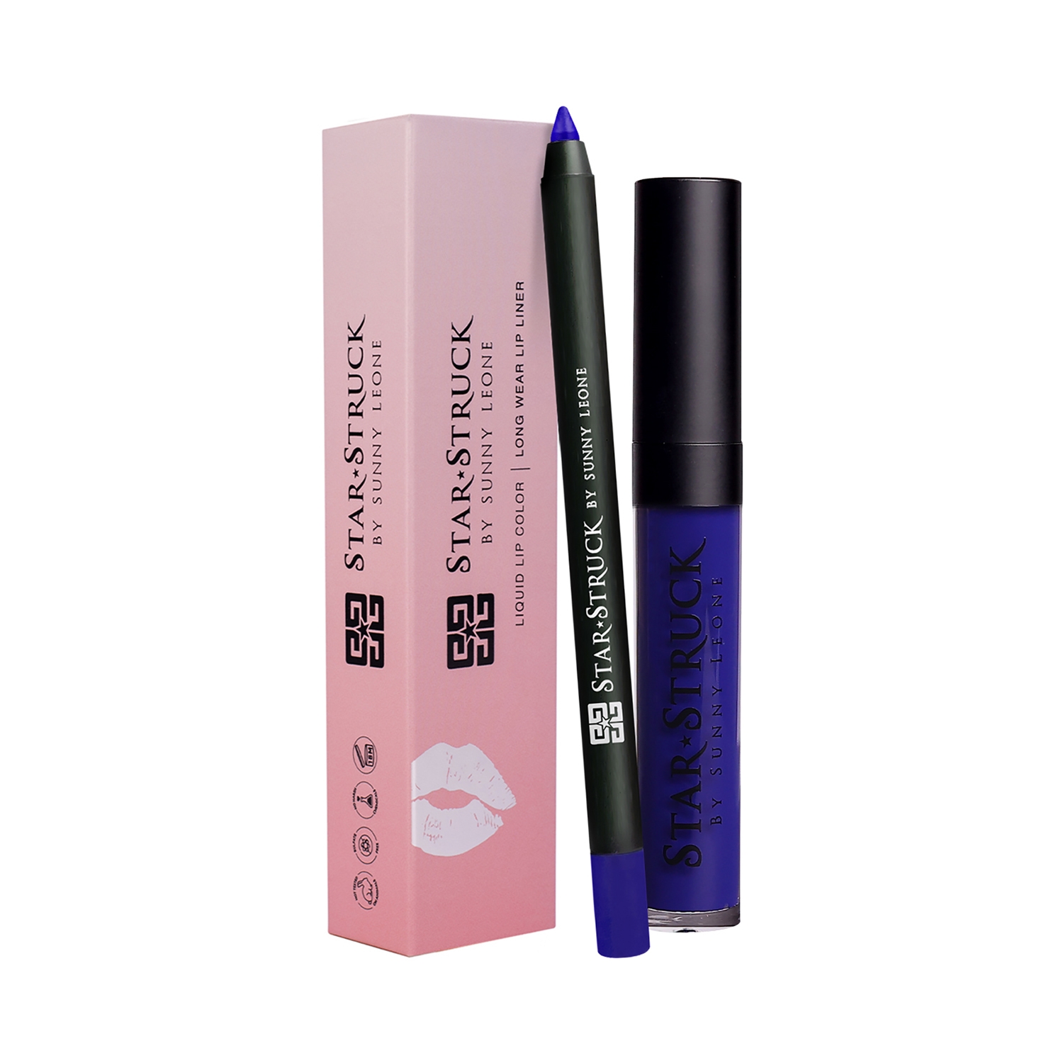 Star Struck by Sunny Leone | Star Struck by Sunny Leone Long Wear Lip Liner And Lip Gloss - Sapphire (2 Pcs)