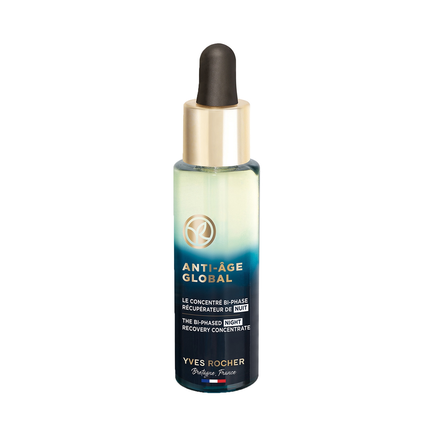 Yves Rocher | Yves Rocher Anti Age Global The Bi-Phased Night Recovery Concentrate Serum (30ml)
