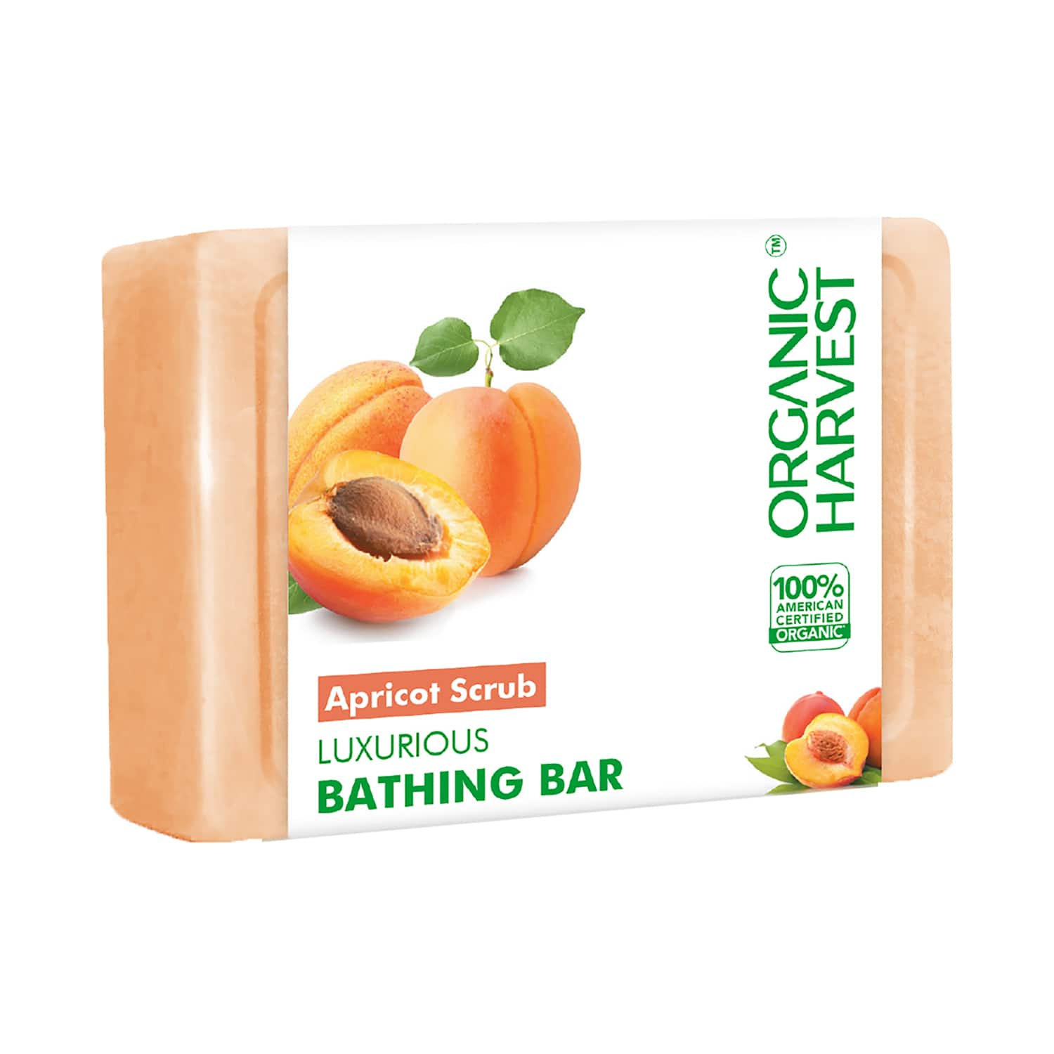 Organic Harvest | Organic Harvest Apricot Scrub Luxurious Bathing Bar (125g)