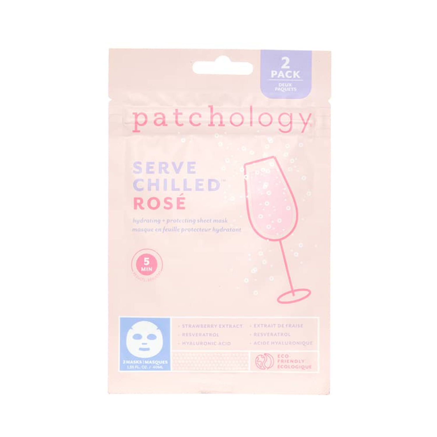 Patchology Serve Chilled Rose Sheet Mask (2Pcs)