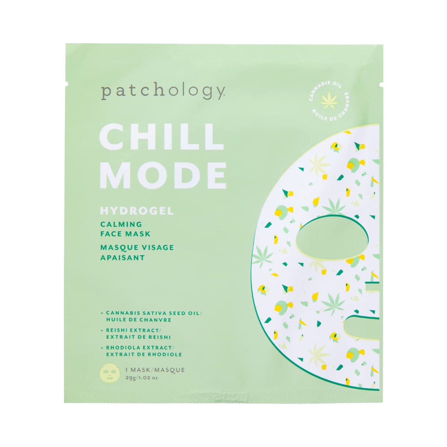 Patchology Chill Mode Hydrogel Calming Face Mask (29g)