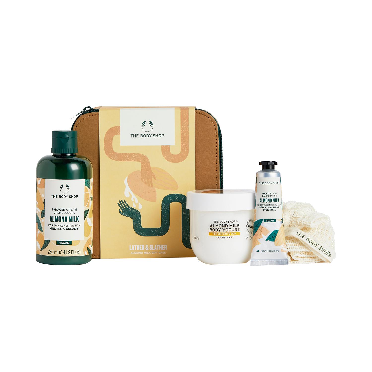 The Body Shop | The Body Shop Almond Milk Shower Cream, Body Yogurt, Hand Balm & Remie Lily Gift Set (5 pcs)