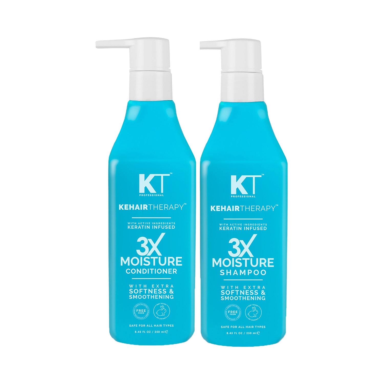 KT Professional | KT Professional Kehairtherapy 3X Moisture Shampoo & Conditioner Combo (2Pcs)