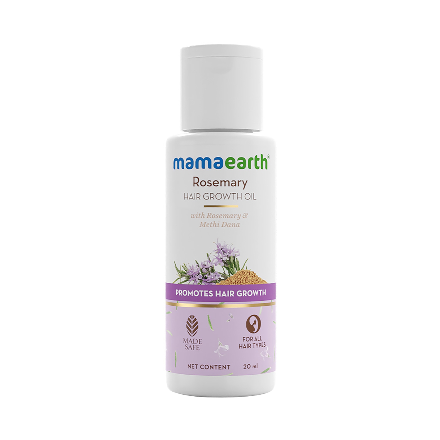 Mamaearth Rosemary Hair Growth Oil With Rosemary & Methi Dana (20ml)