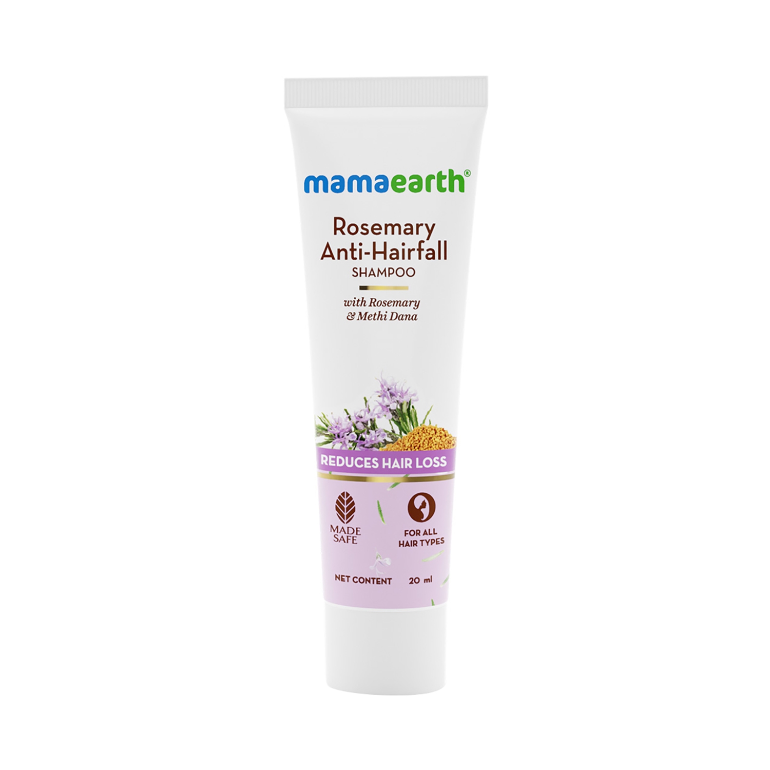 Mamaearth Rosemary Anti-Hair Fall Shampoo With Rosemary & Methi Dana (20ml)