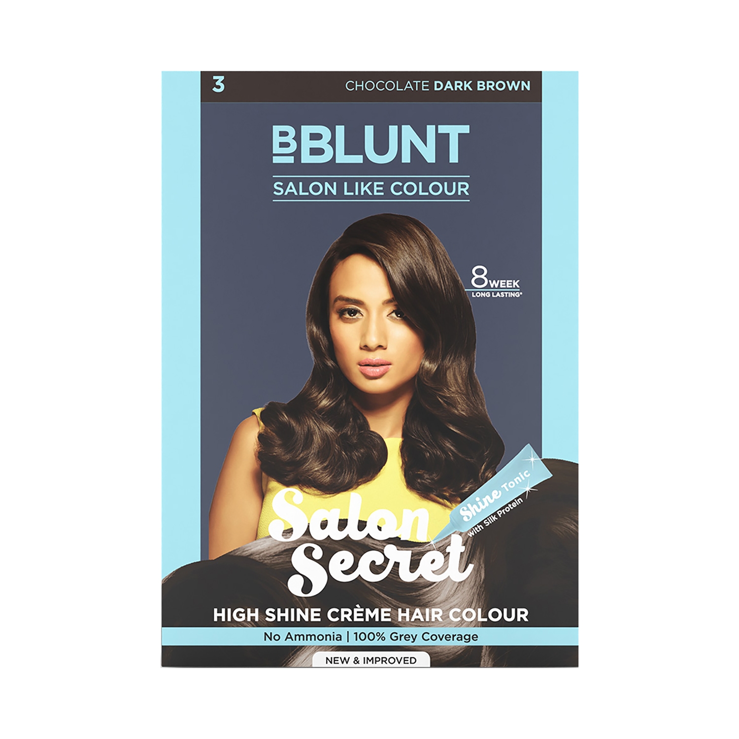 BBlunt | BBlunt Salon Secret High Shine Creme Hair Color - 3 Chocolate Dark Brown (152ml)