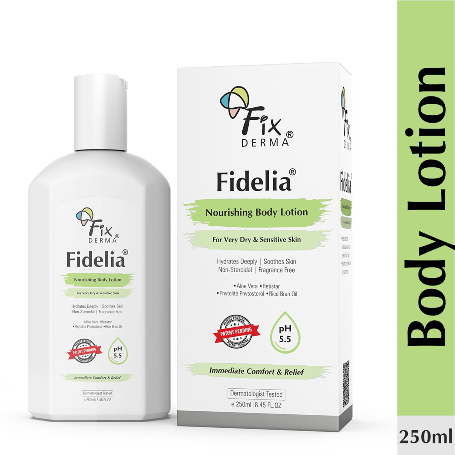 Fixderma | Fixderma Fidelia Nourishing Body Lotion for Very Dry Skin with Rice Brain Oil & Aloe Vera (250ml)