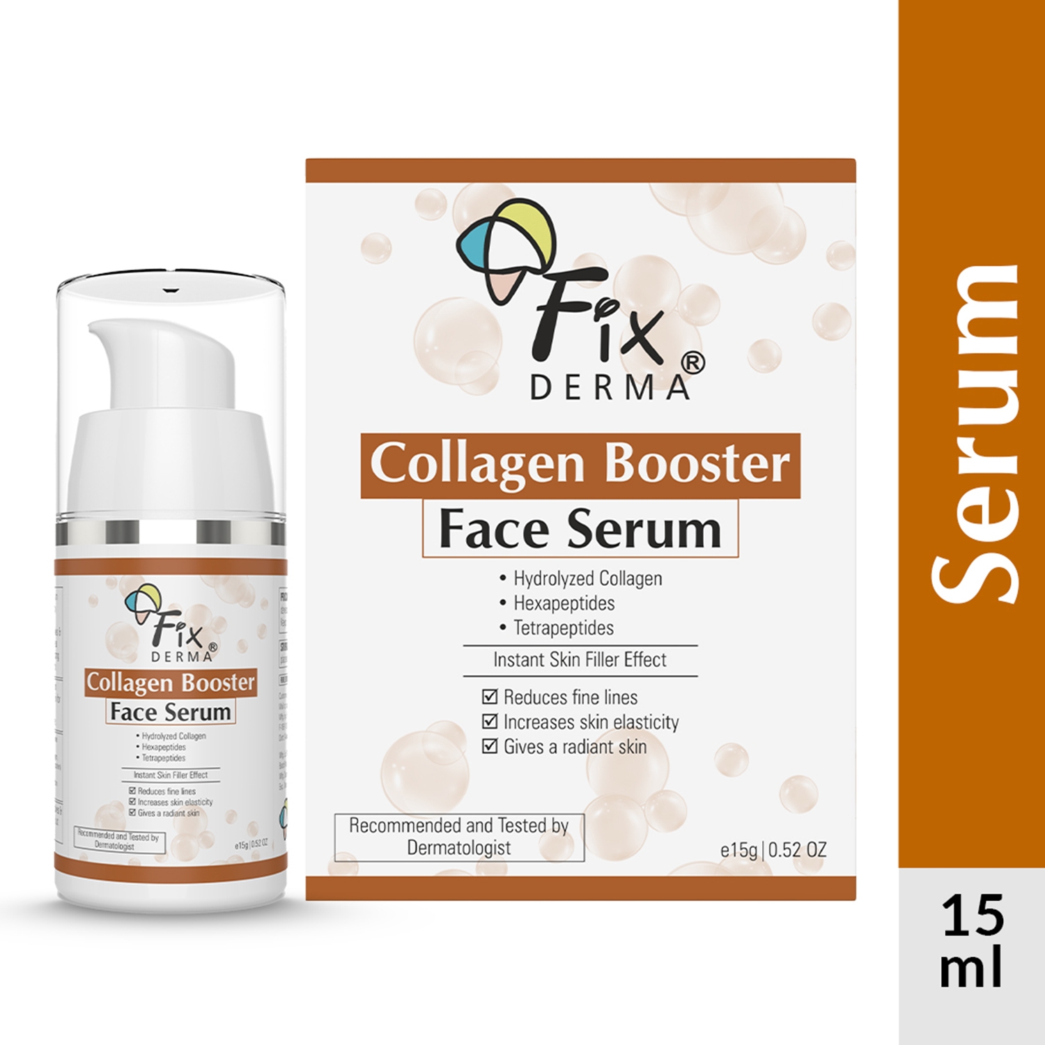 Fixderma Hydrolyzed Collagen Booster Face Serum (15g)