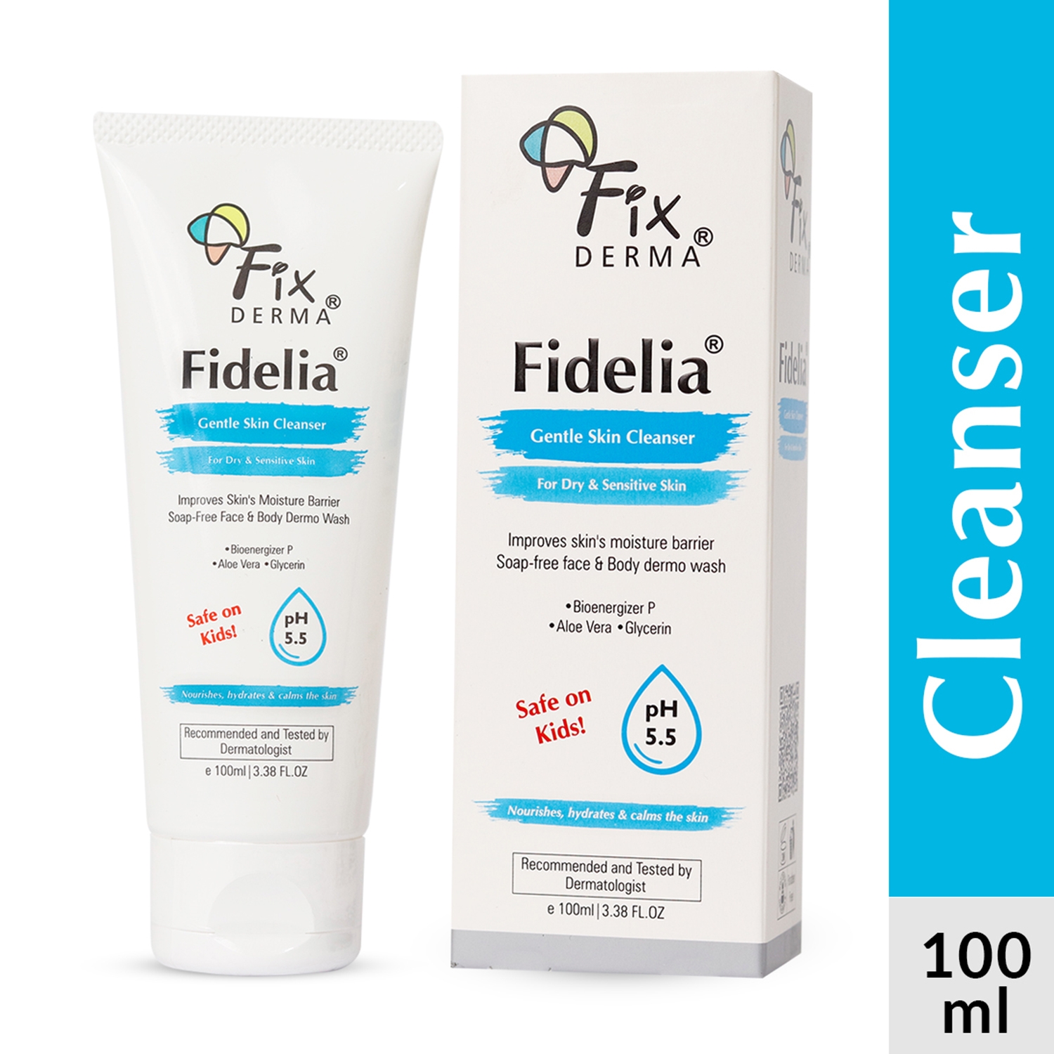Fixderma | Fixderma Fidelia Gentle Skin Cleanser Facewash (100ml)