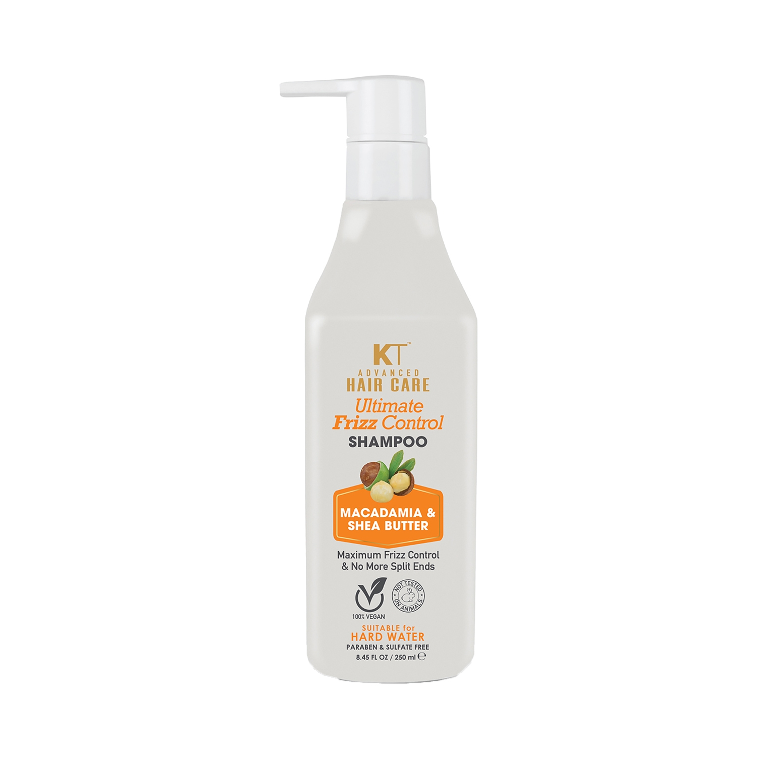 KT Professional | KT Professional Advanced Hair Care Ultimate Frizz Control Shampoo (250ml)