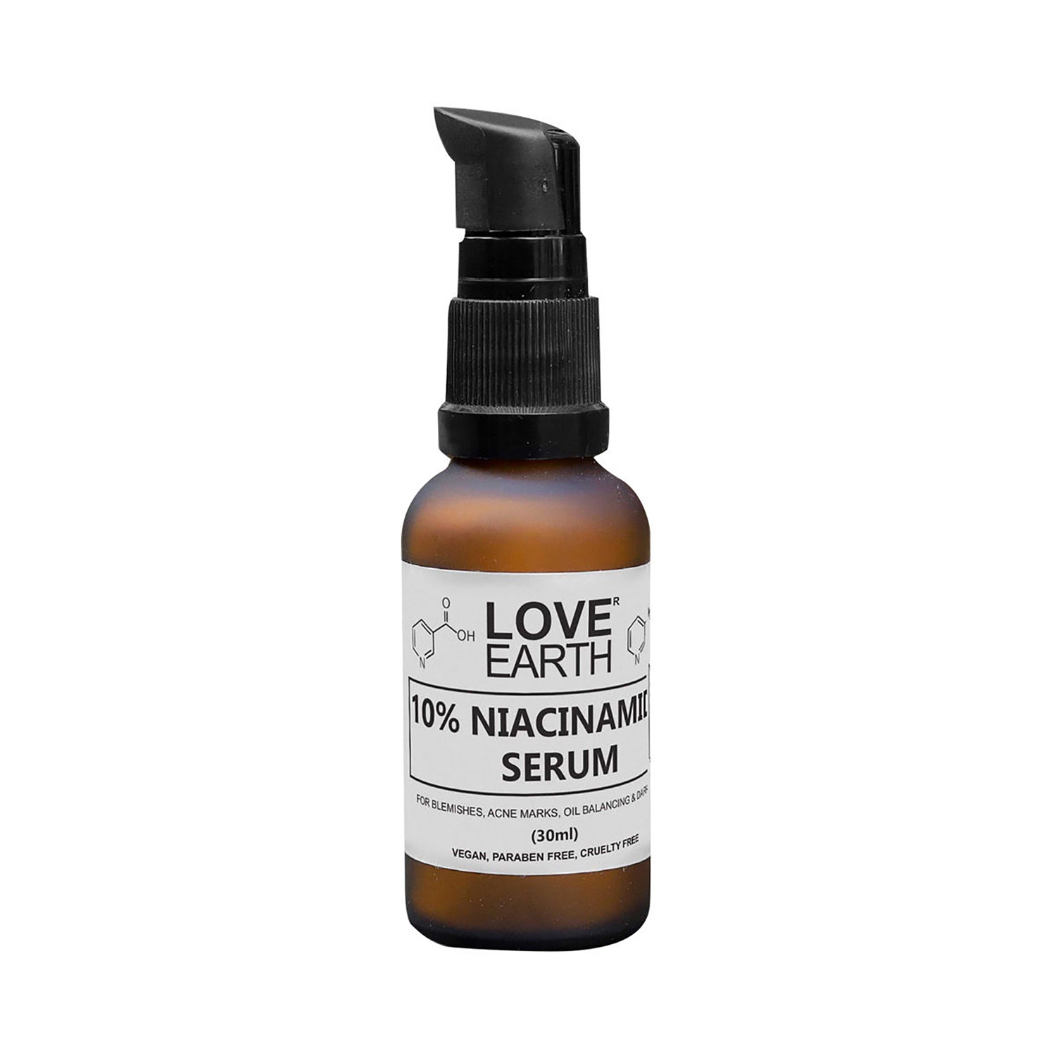 Love Earth | Love Earth 10% Niacinamide Serum With Aloe Vera & Olive Leaf Extract For & Acne Prone Skin (30ml)