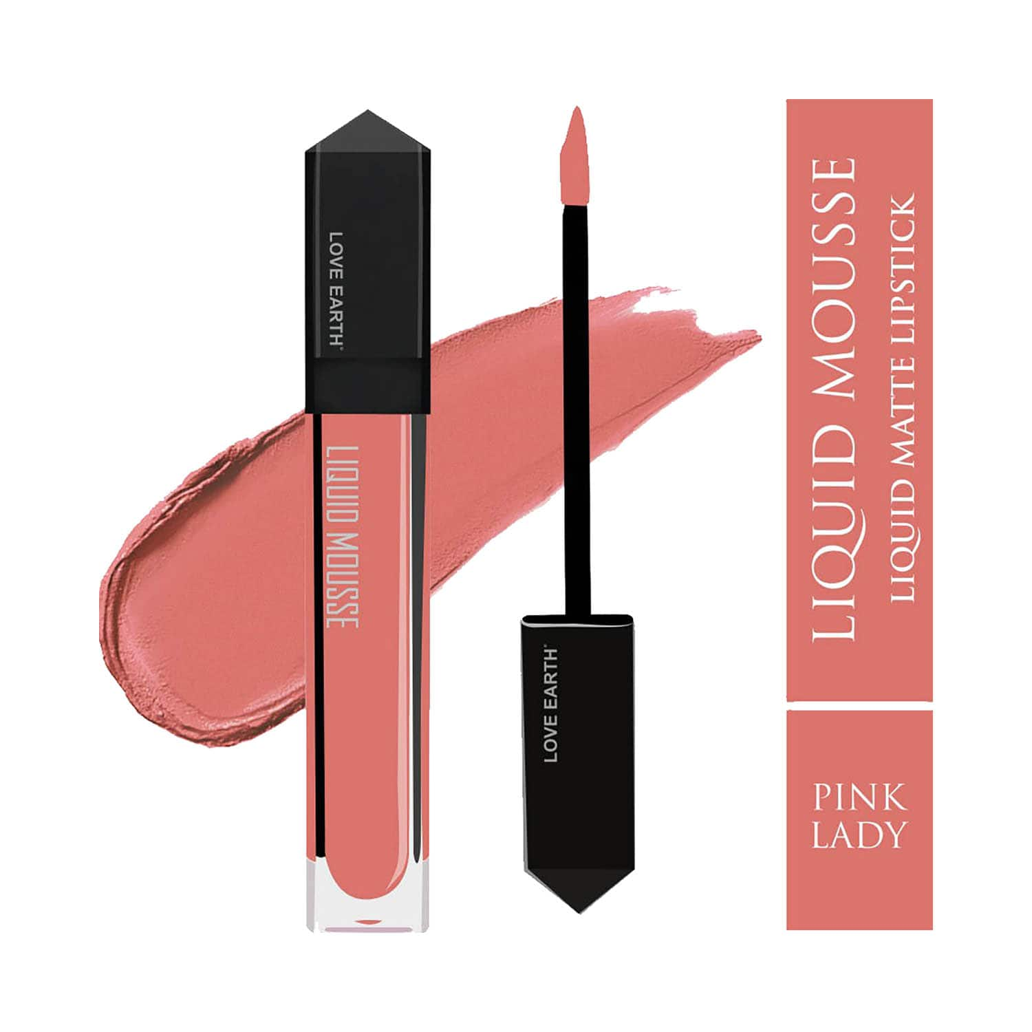 Love Earth | Love Earth Liquid Mousse Matte Lipstick - Pink Lady (6ml)