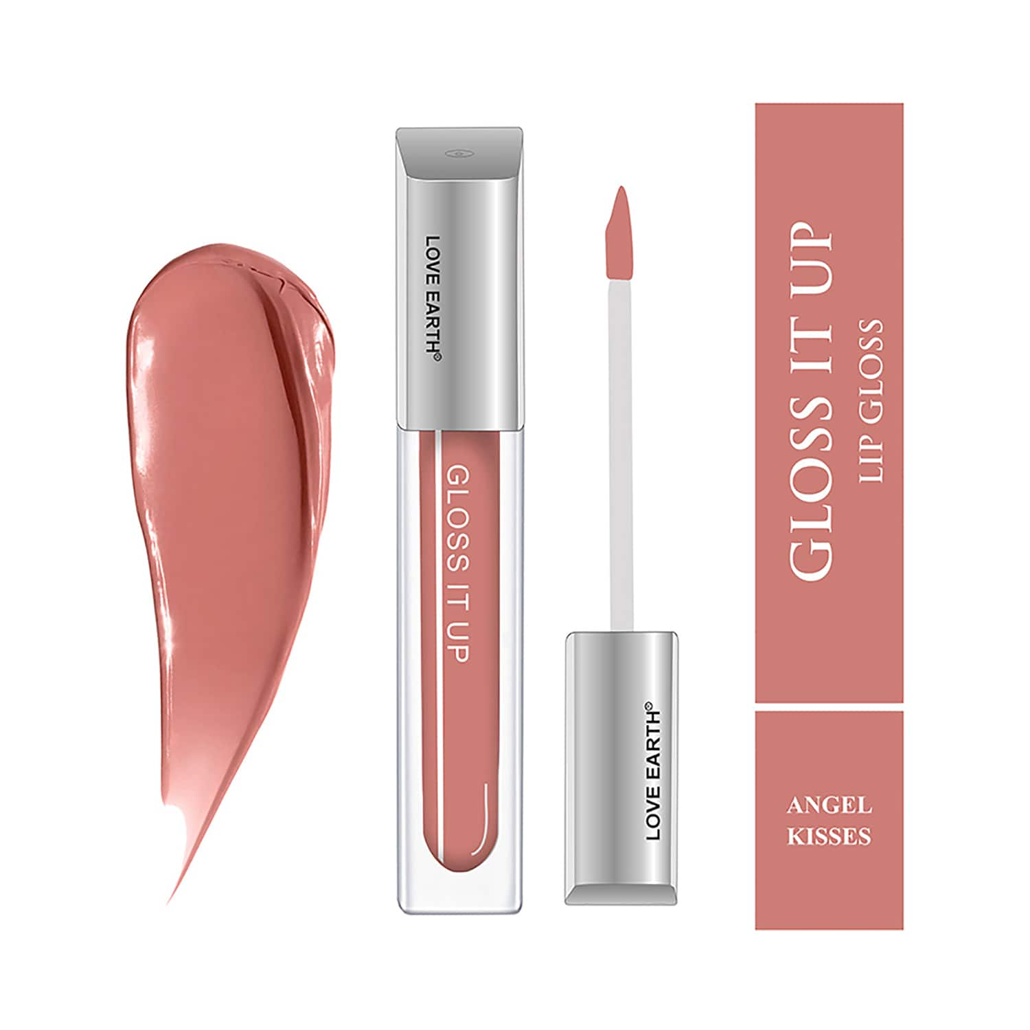 Love Earth | Love Earth Gloss It Up Liquid Lip Gloss - Angel Kisses (3ml)