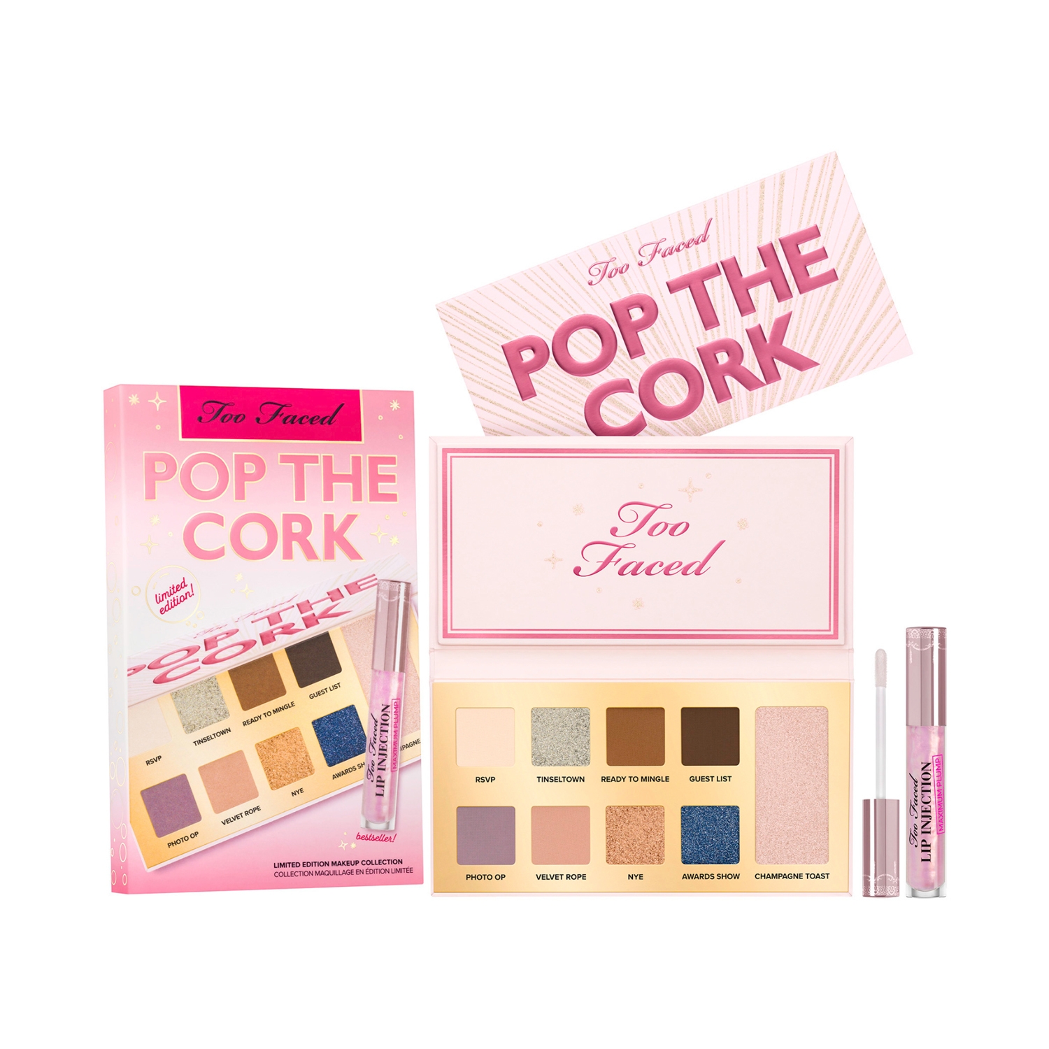 Too Faced | Too Faced Pop The Cork Limited Edition Makeup Collection - Multi-Color (2 Pcs)