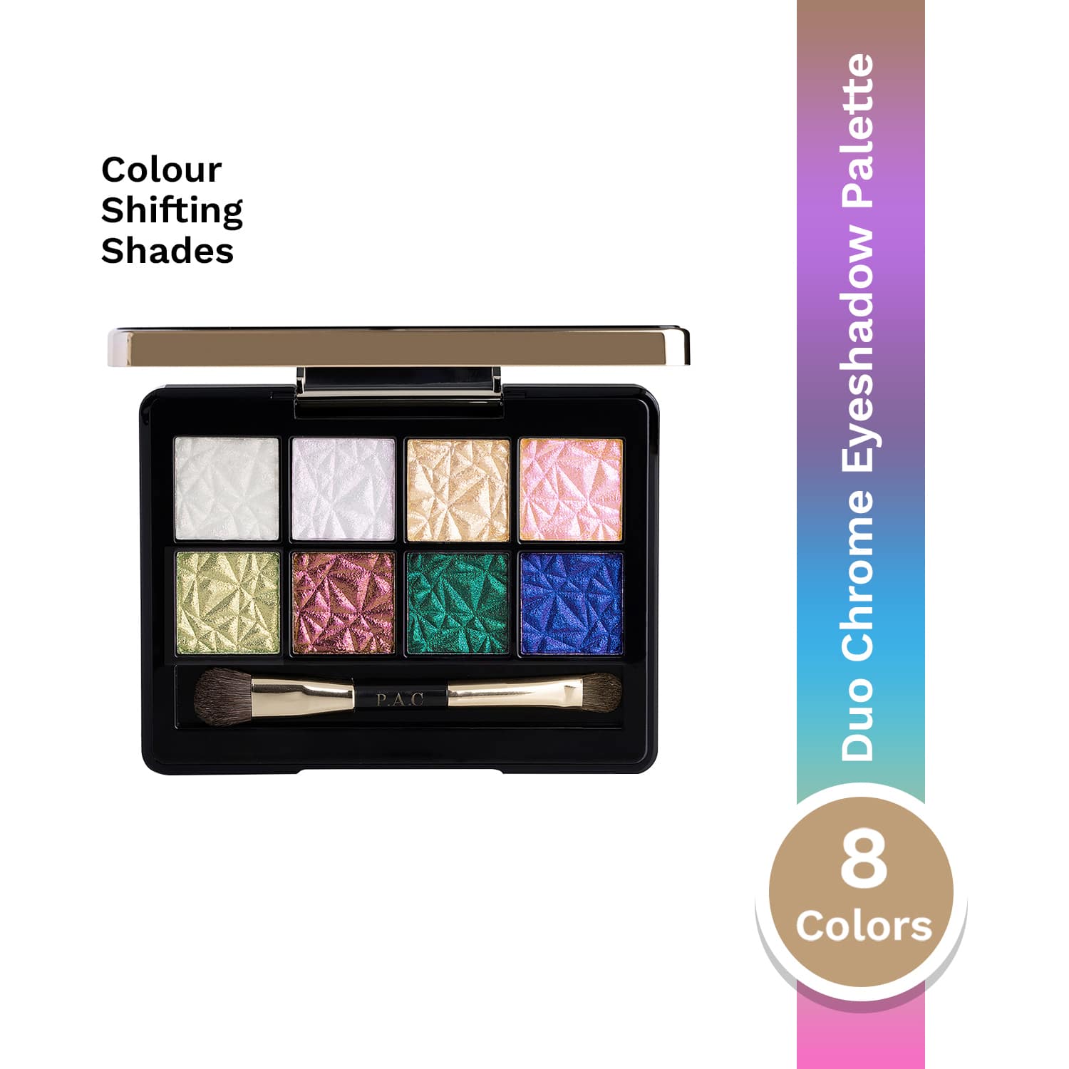 PAC | PAC Spotlight Duo Chrome Eyeshadow Palette - Multi-Color (8g)
