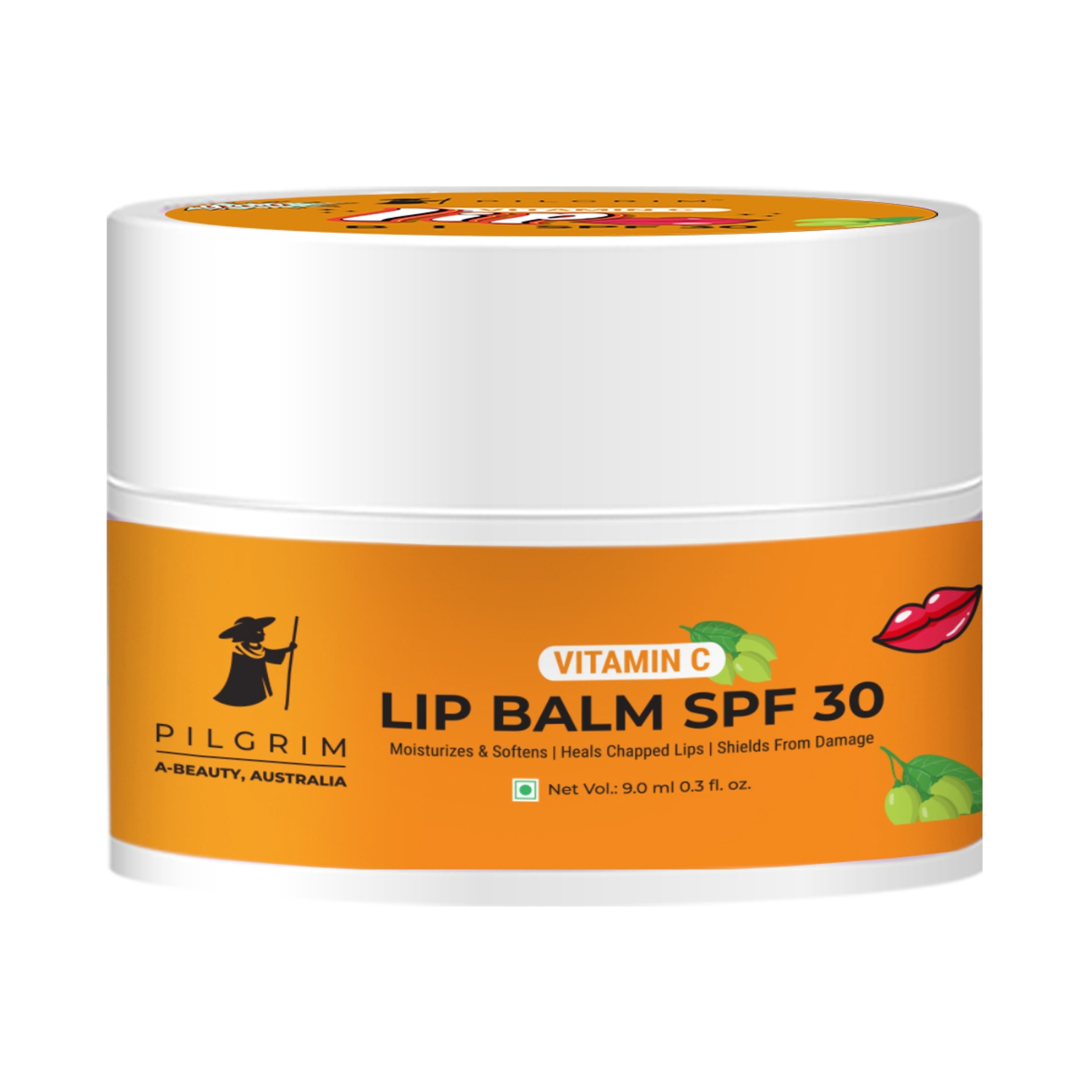 Pilgrim | Pilgrim Vitamin C Lip Balm SPF 30 With Australian Kakadu Plum and Shea Butter (9ml)