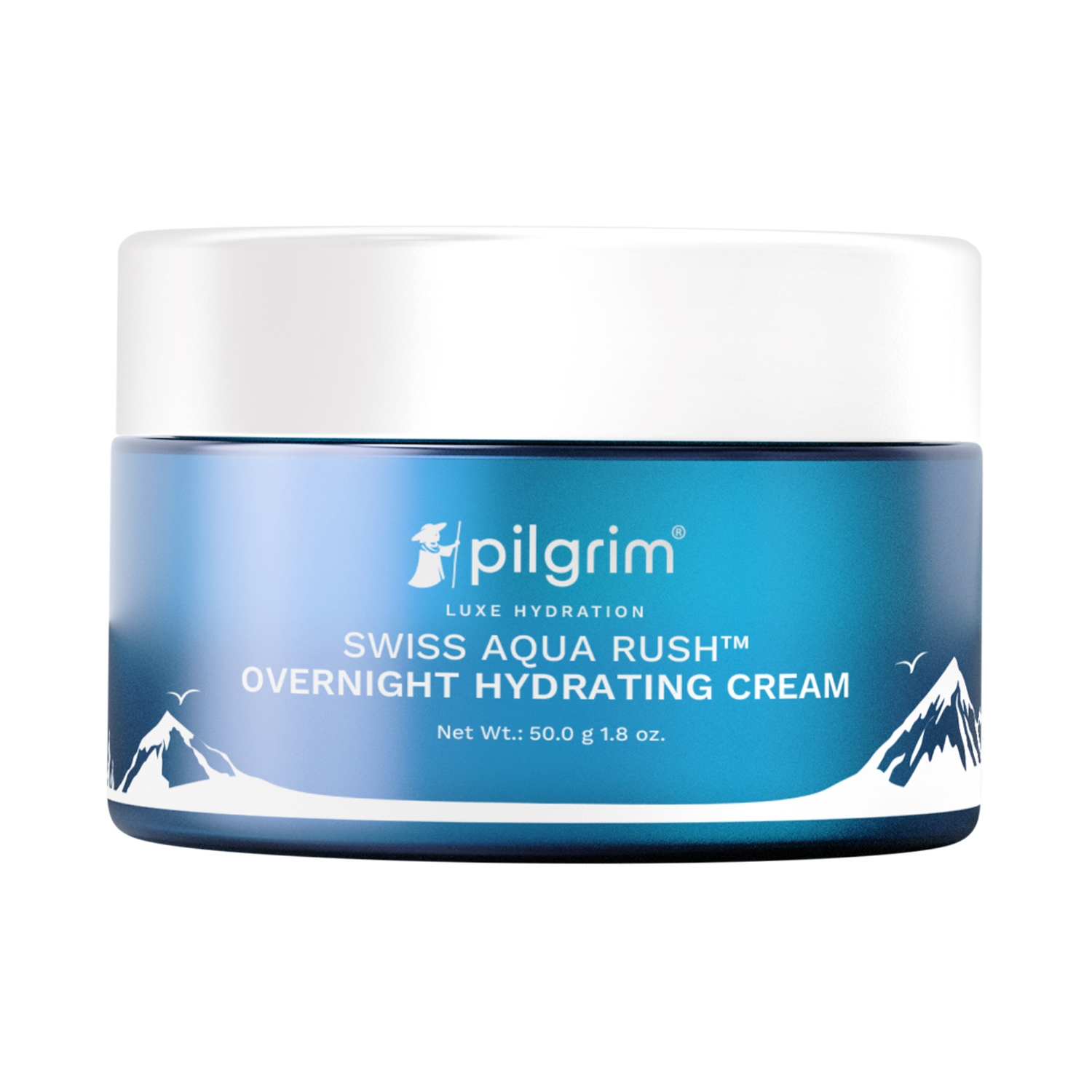 Pilgrim Swiss Aqua Rush Overnight Hydrating Cream With Ceramides (50g)