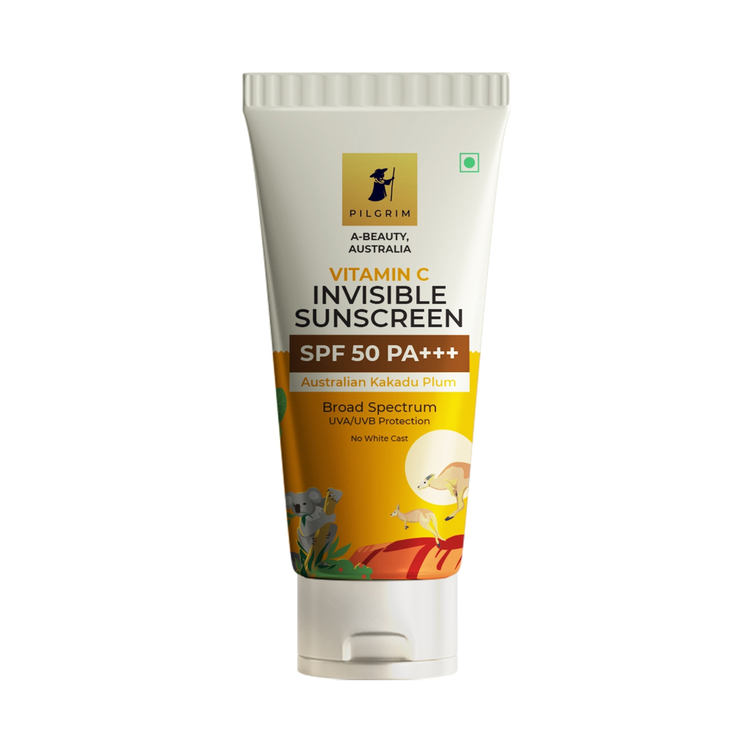 Pilgrim Vitamin C Invisible Sunscreen SPF 50 PA+++ (45ml)