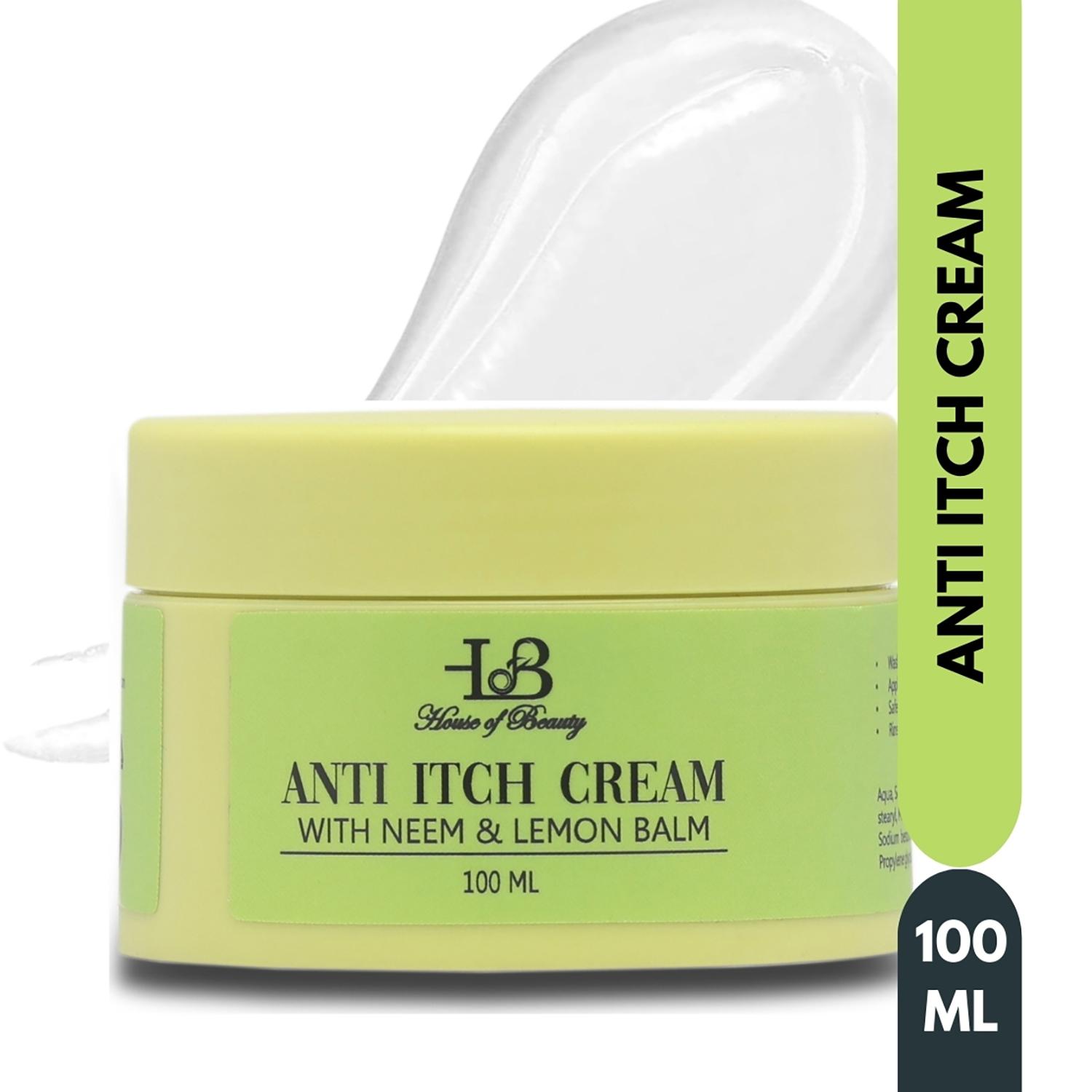 House of Beauty | House of Beauty Anti-Itch Cream-Dry, Eczema, Urticaria Skin-Underarms, Neck & Groin Area (100 ml)