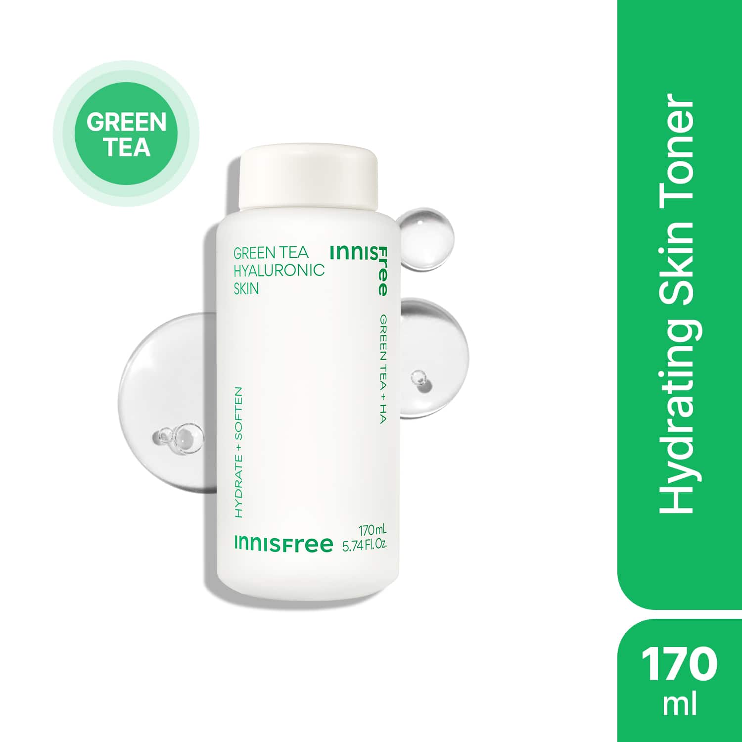Innisfree | Innisfree Green Tea Hyaluronic Skin Toner (170ml)