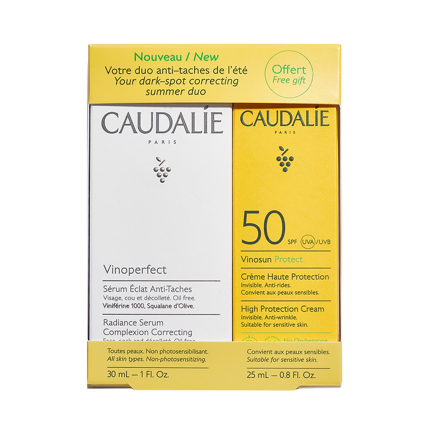 Caudalie | Caudalie Vinoperfect Serum & Suncare Set 2023 (2Pcs)