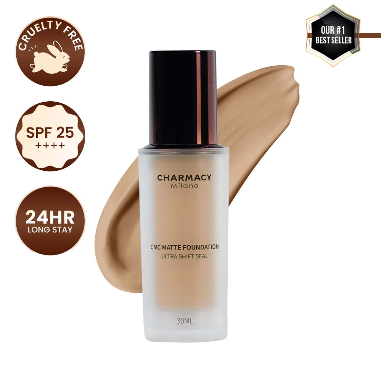 Charmacy Milano | Charmacy Milano Matte Foundation - 08 Shade (30ml)