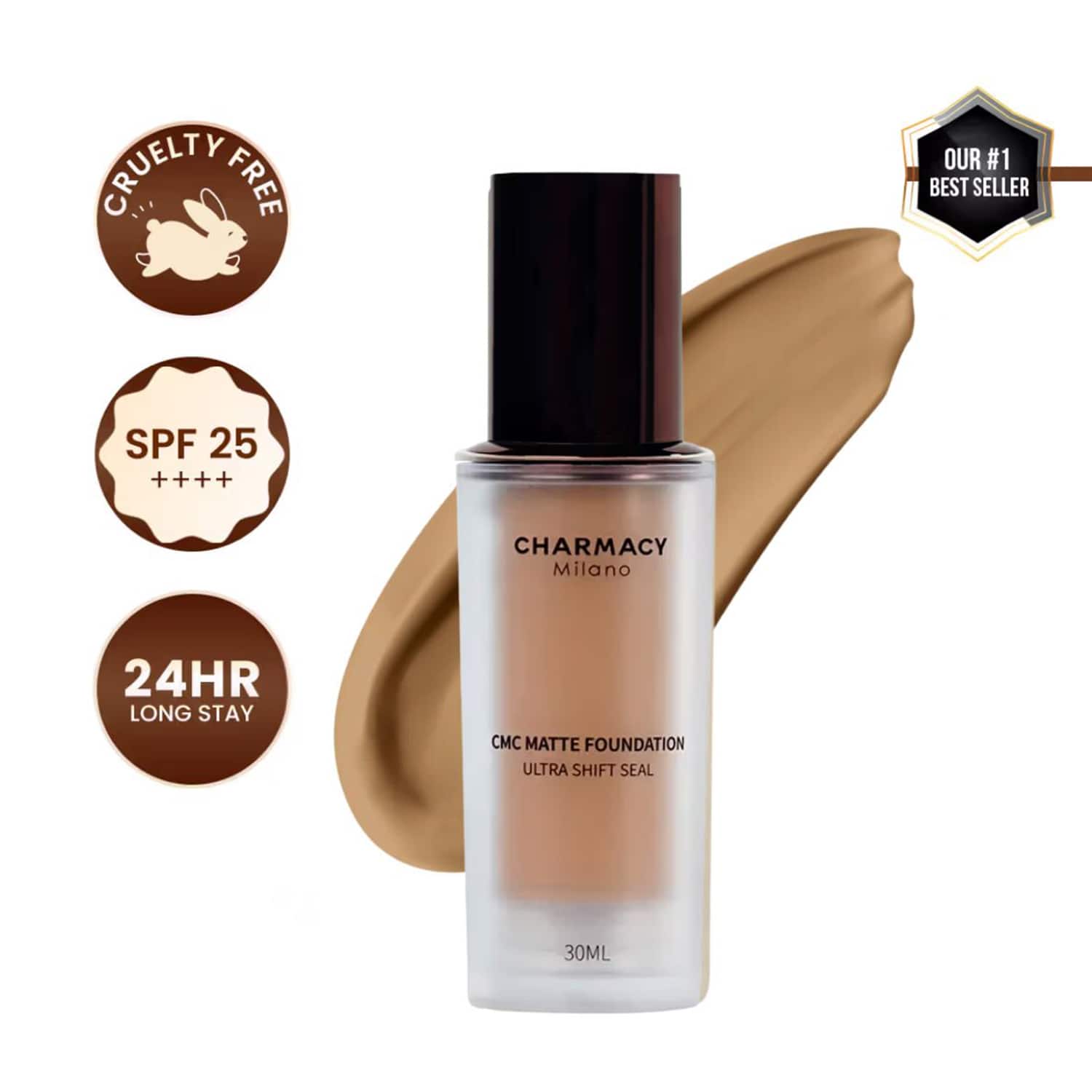 Charmacy Milano | Charmacy Milano Matte Foundation - 10 Shade (30ml)