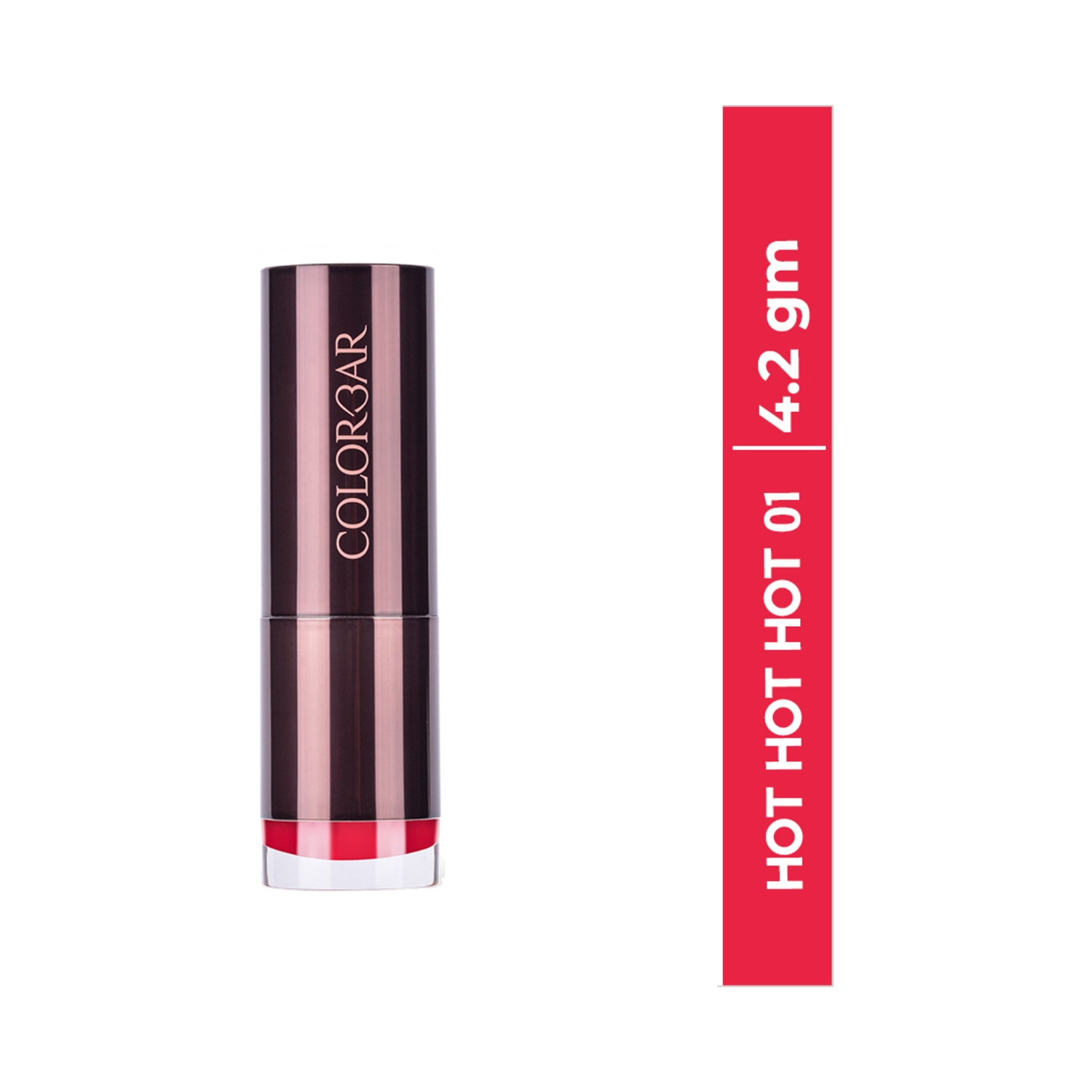 Colorbar | Colorbar Velvet Matte Lipstick - 01 Hot Hot Hot (4.2g)
