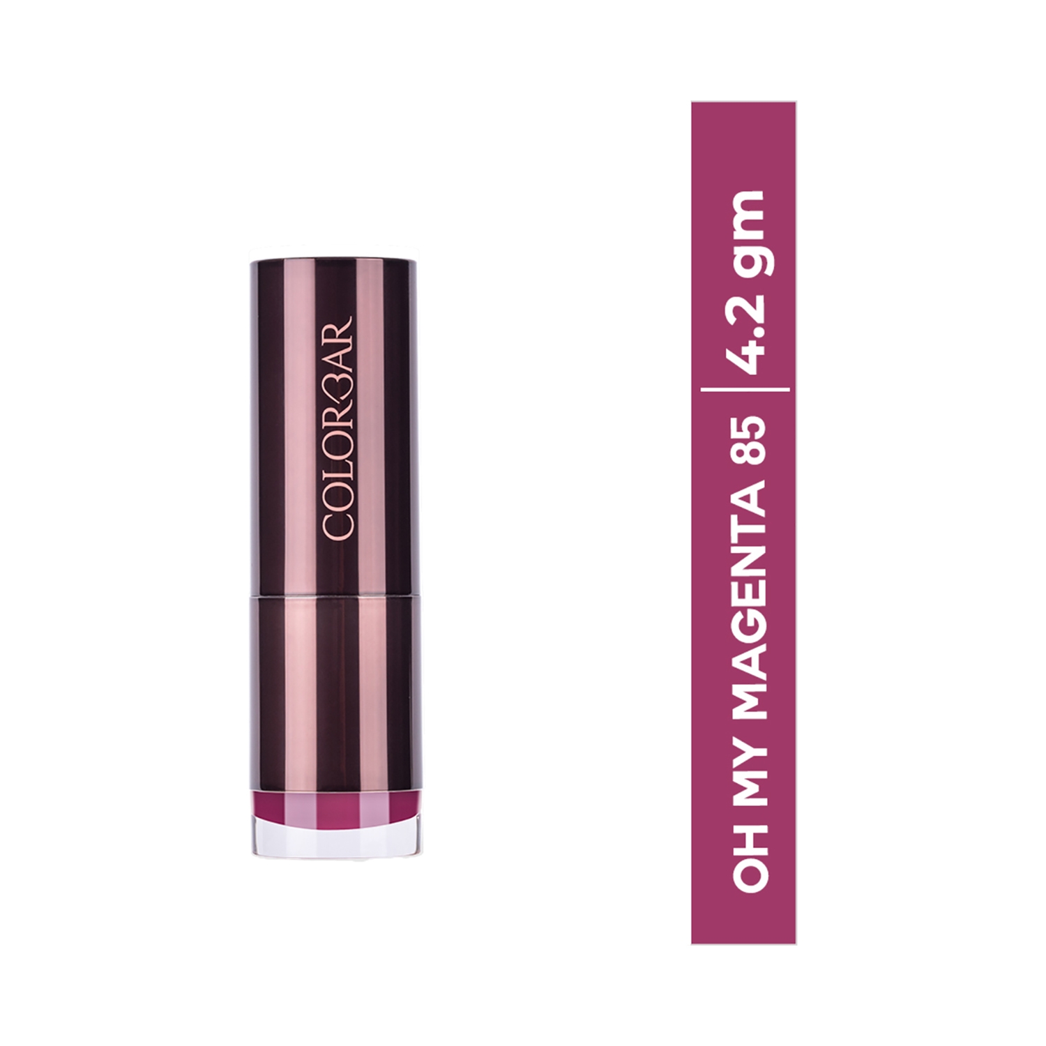 Colorbar Velvet Matte Lipstick - 85 Oh My Magenta (4.2g)