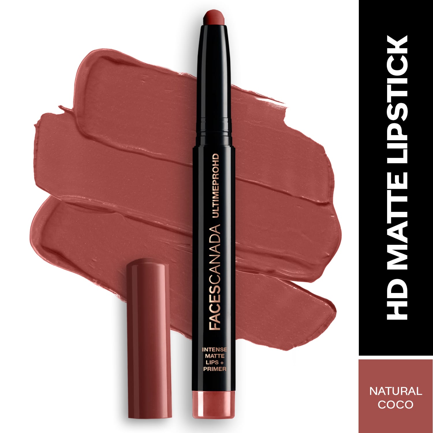Faces Canada | Faces Canada Ultime Pro HD Intense Matte Lips + Primer 9HR Long Stay - Natural Coco 12 (1.4 g)