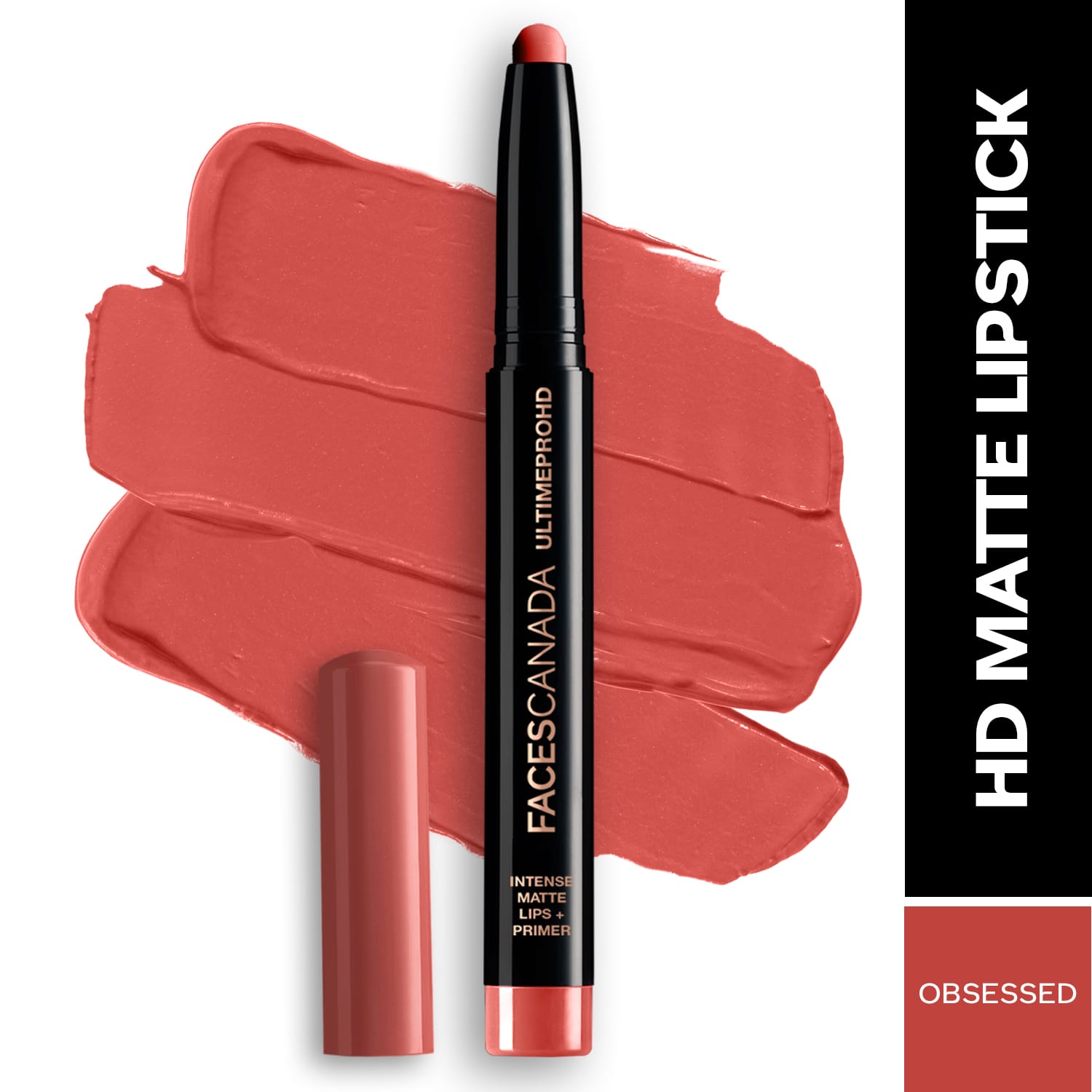Faces Canada | Faces Canada Ultime Pro HD Intense Matte Lips + Primer 9HR Long Stay - Obsessed 15 (1.4 g)