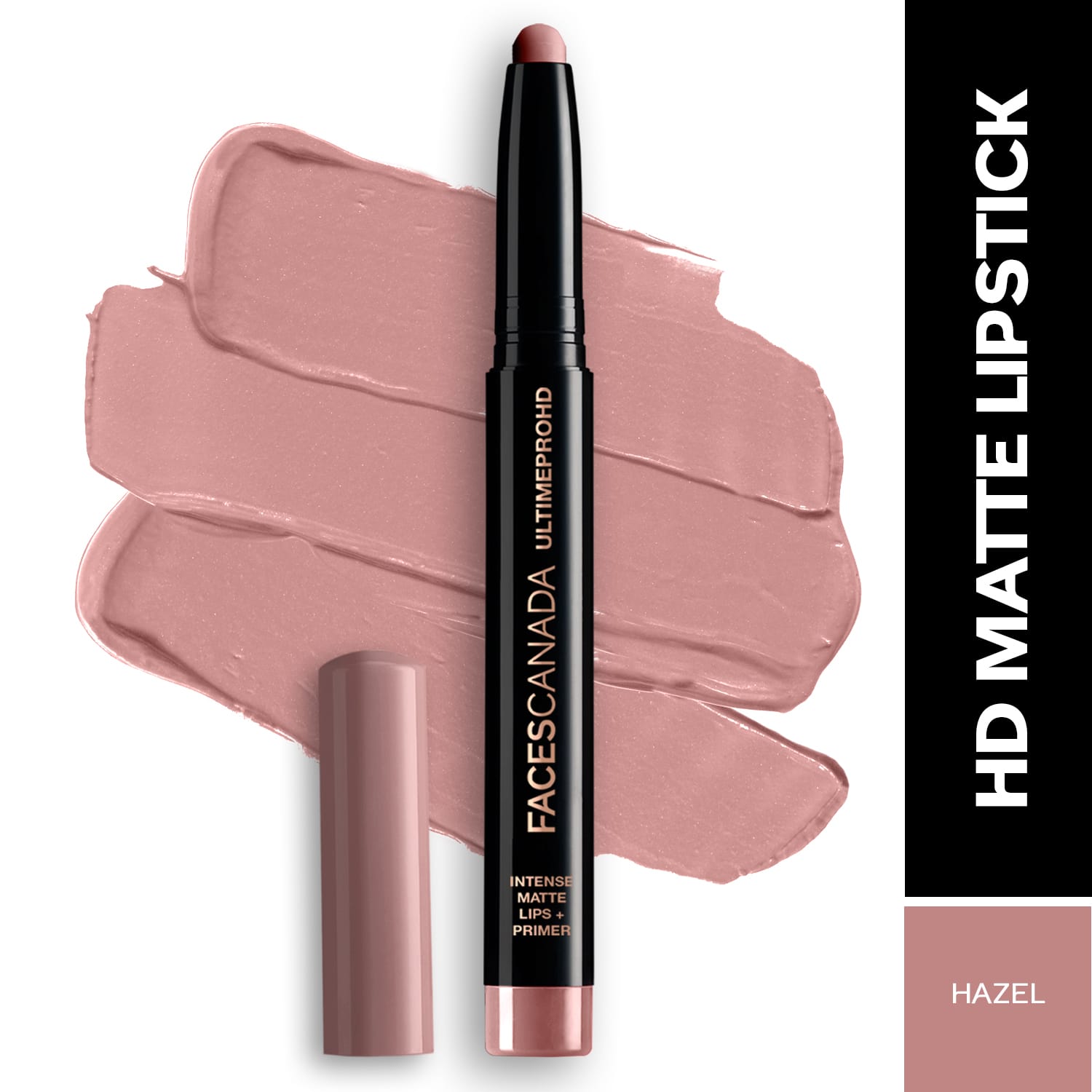Faces Canada | Faces Canada Ultime Pro HD Intense Matte Lips + Primer 9HR Long Stay - Hazel 19 (1.4 g)
