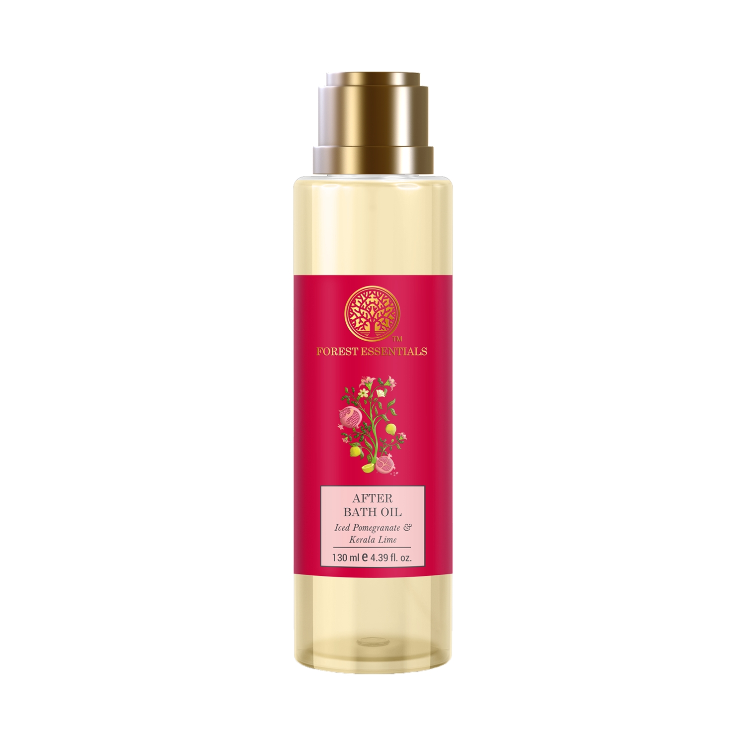 Forest Essentials | Forest Essentials Iced Pomegranate & Kerala Lime After Bath Oil (130ml)