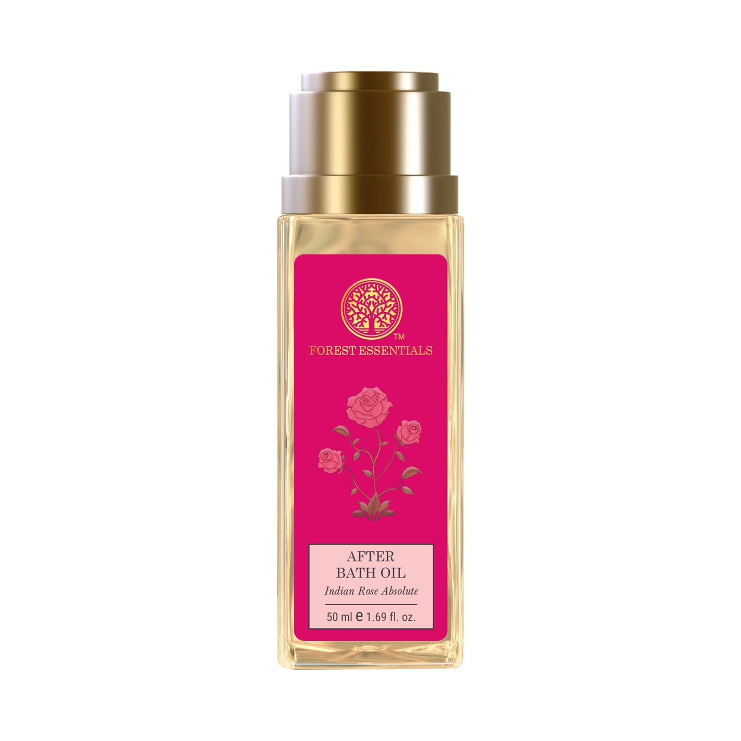 Forest Essentials | Forest Essentials Travel Size Indian Rose Absolute After Bath Oil (50ml)