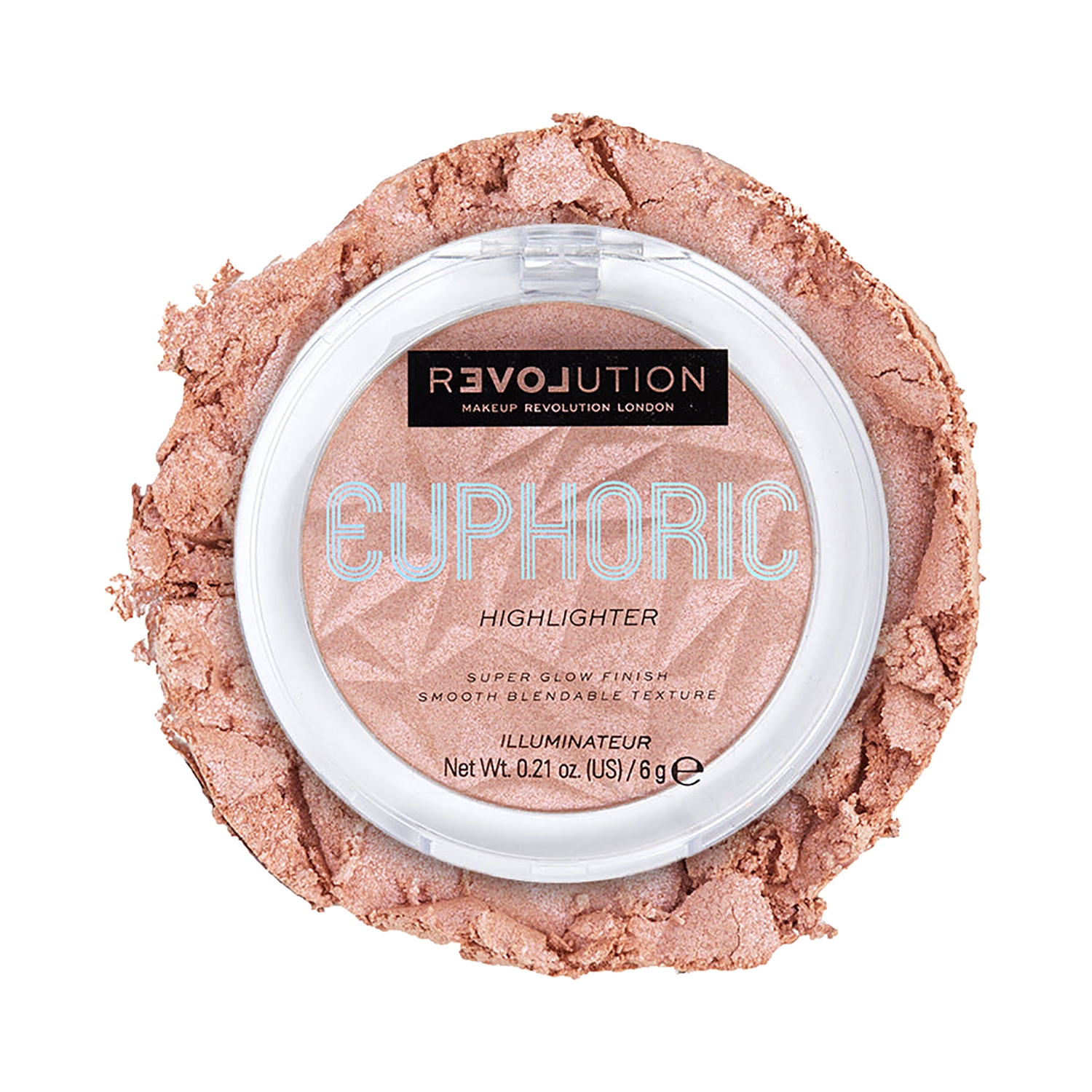 Makeup Revolution | Makeup Revolution Euphoric Super Highlighter - Rose Gold (6g)