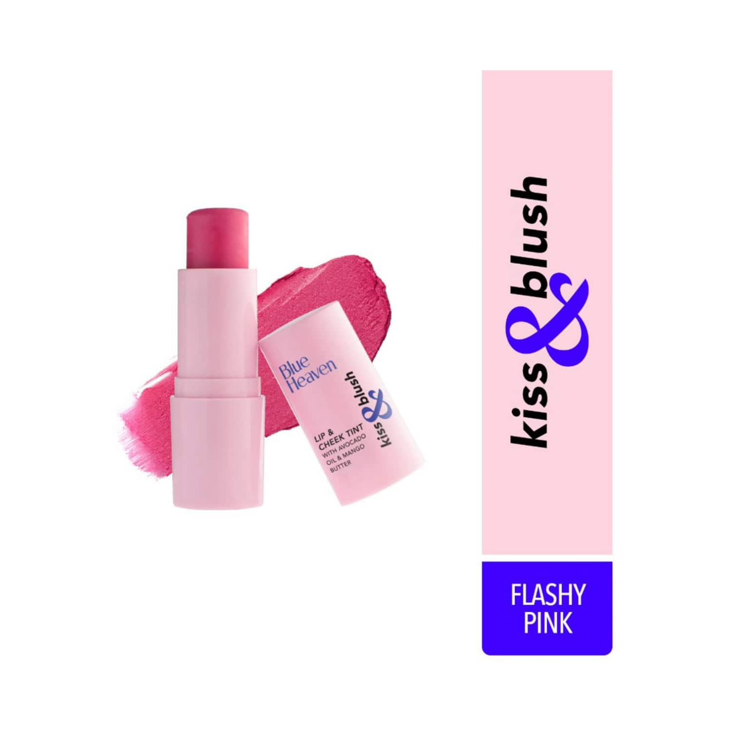 Blue Heaven | Blue Heaven Kiss & Blush Lip and Cheek Tint - Flashy Pink (8.5g)