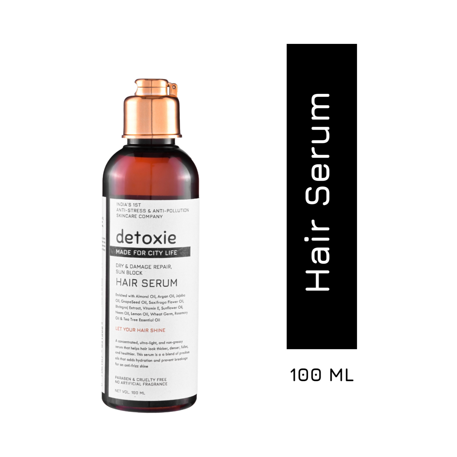 Detoxie | Detoxie Dry & Damage Repair, Sun Block Hair Serum (100ml)
