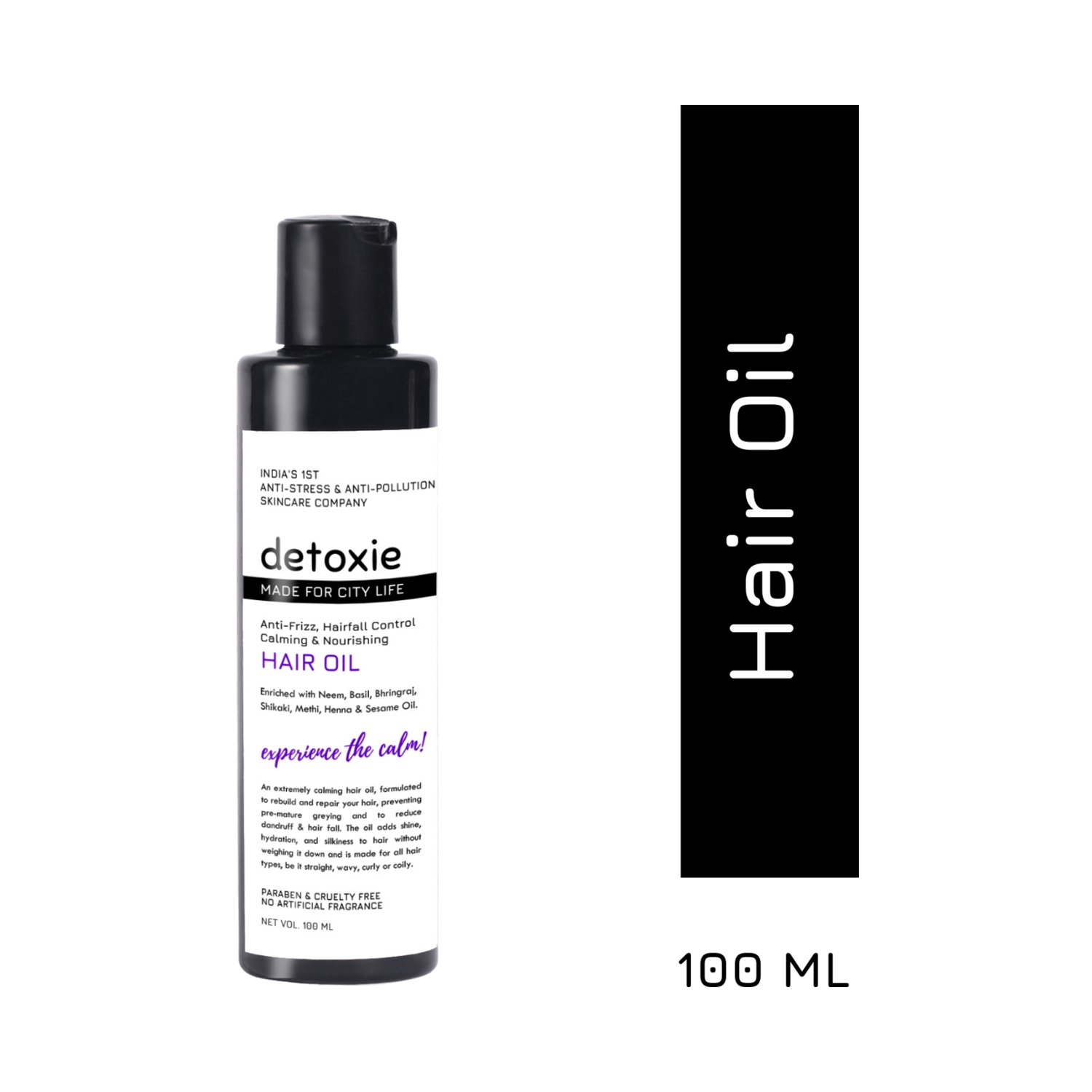 Detoxie | Detoxie Calming & Nourishing Hair Oil (100ml)