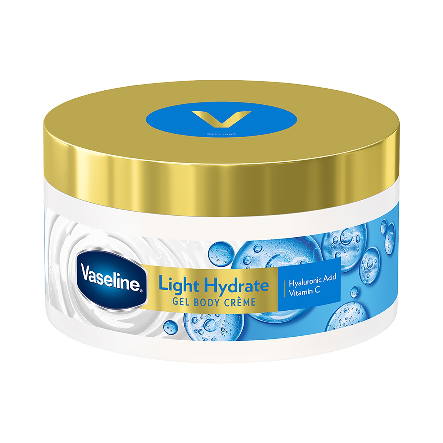 Vaseline | Vaseline Light Hydrate Gel Body Creme with Hyaluronic Acid & Vitamin C for Hydrated Skin (180g)