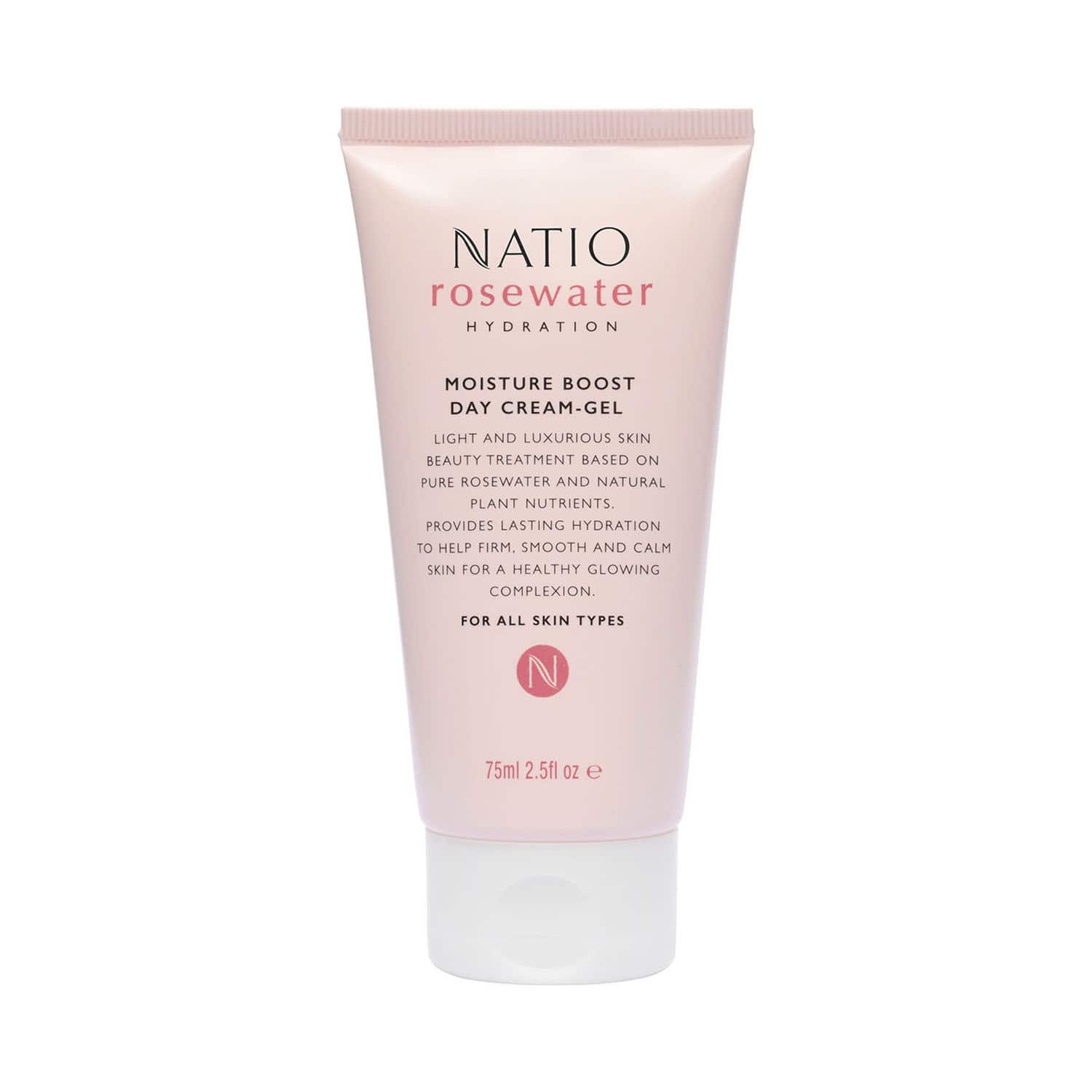 Natio | Natio Rosewater Hydration Moisture Boost Day Cream Gel (75ml)