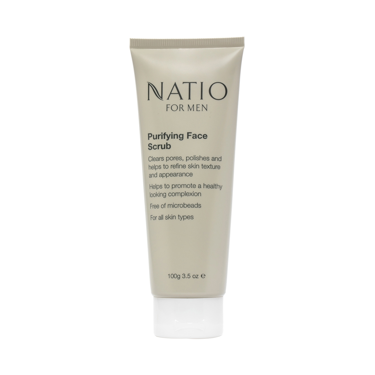 Natio For Men Purifying Face Scrub (100g)