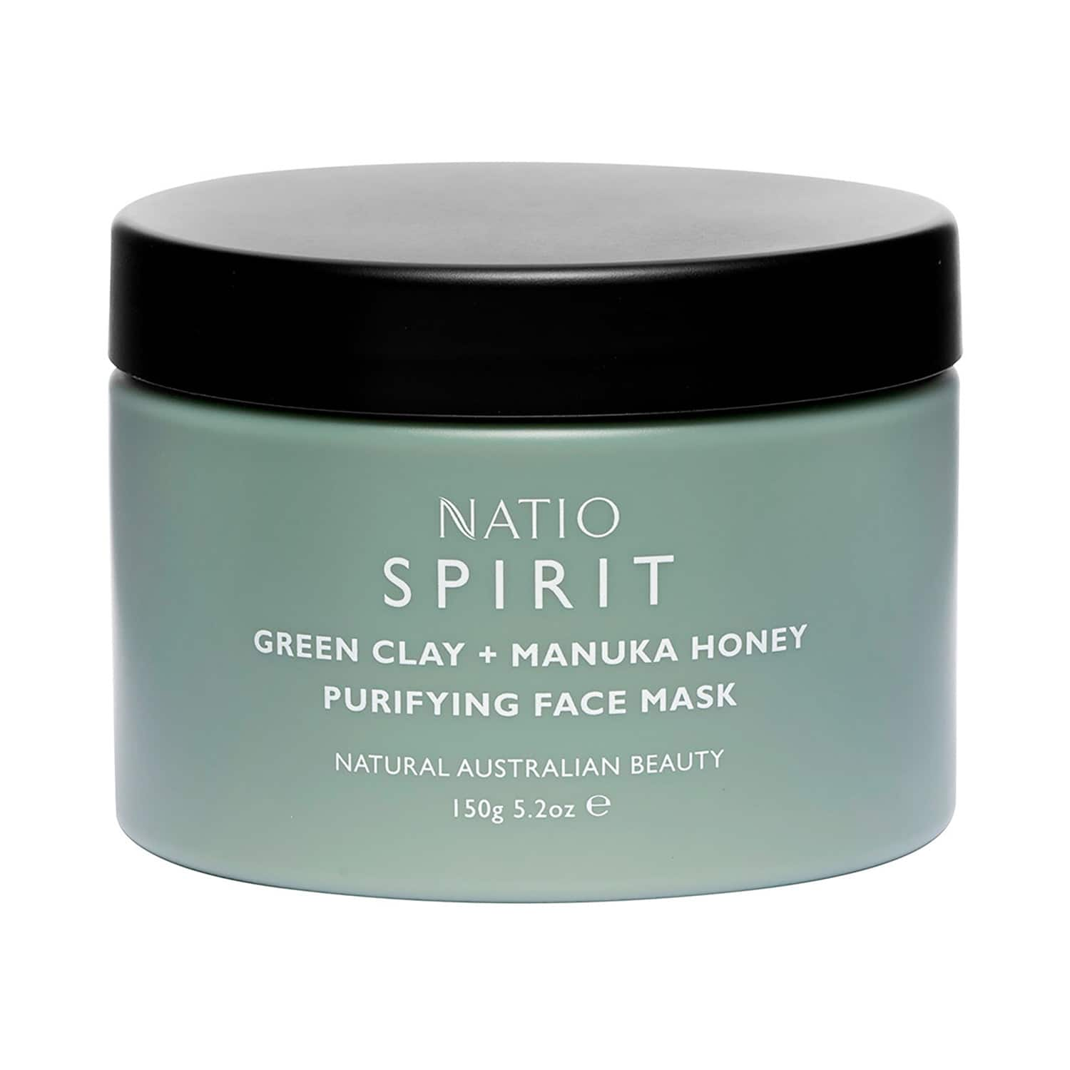 Natio | Natio Spirit Green Clay + Manuka Honey Purifying Face Mask (150g)