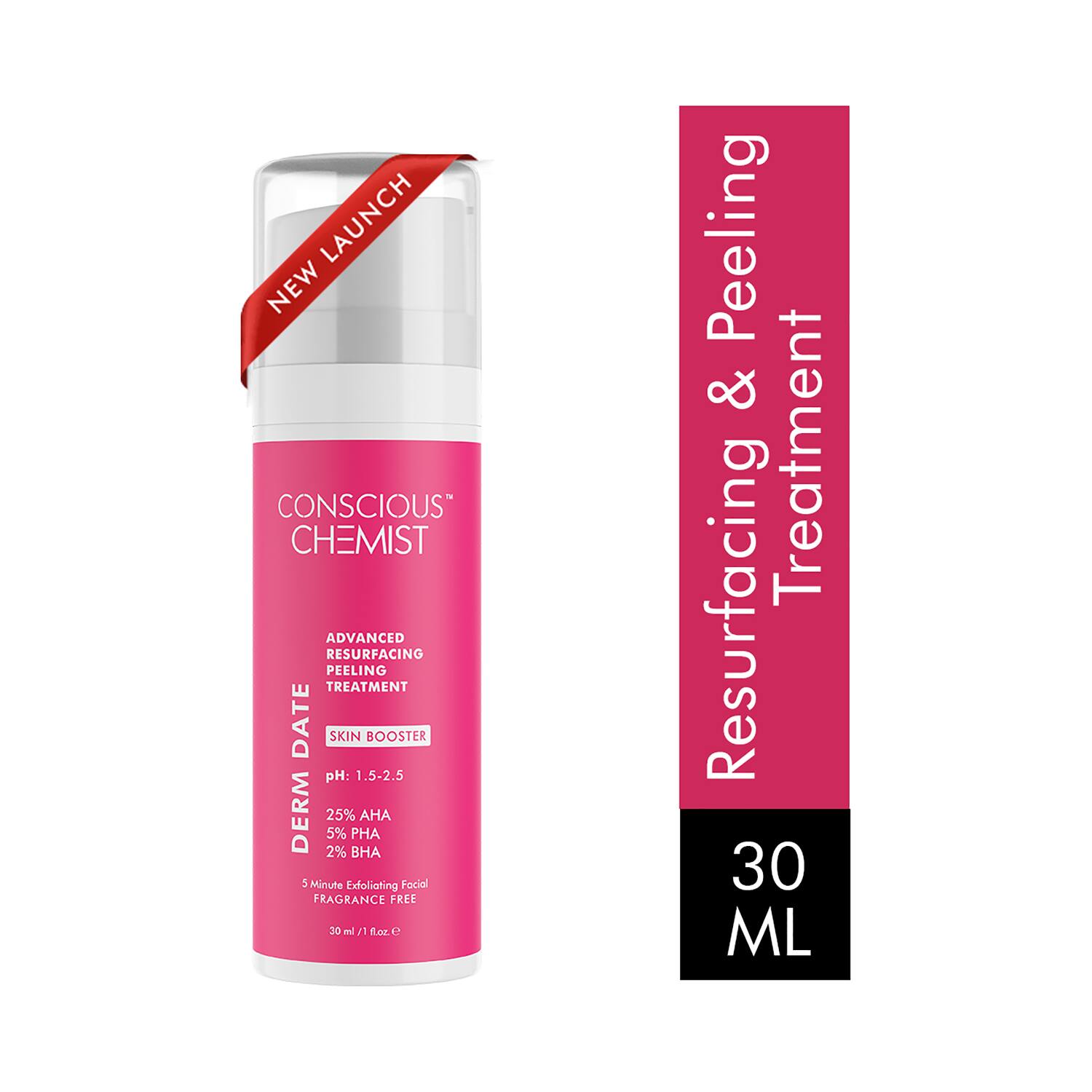 Conscious Chemist | Conscious Chemist 25% AHA + 2% BHA + 5% PHA Advanced Resurfacing Peeling Solution (30ml)