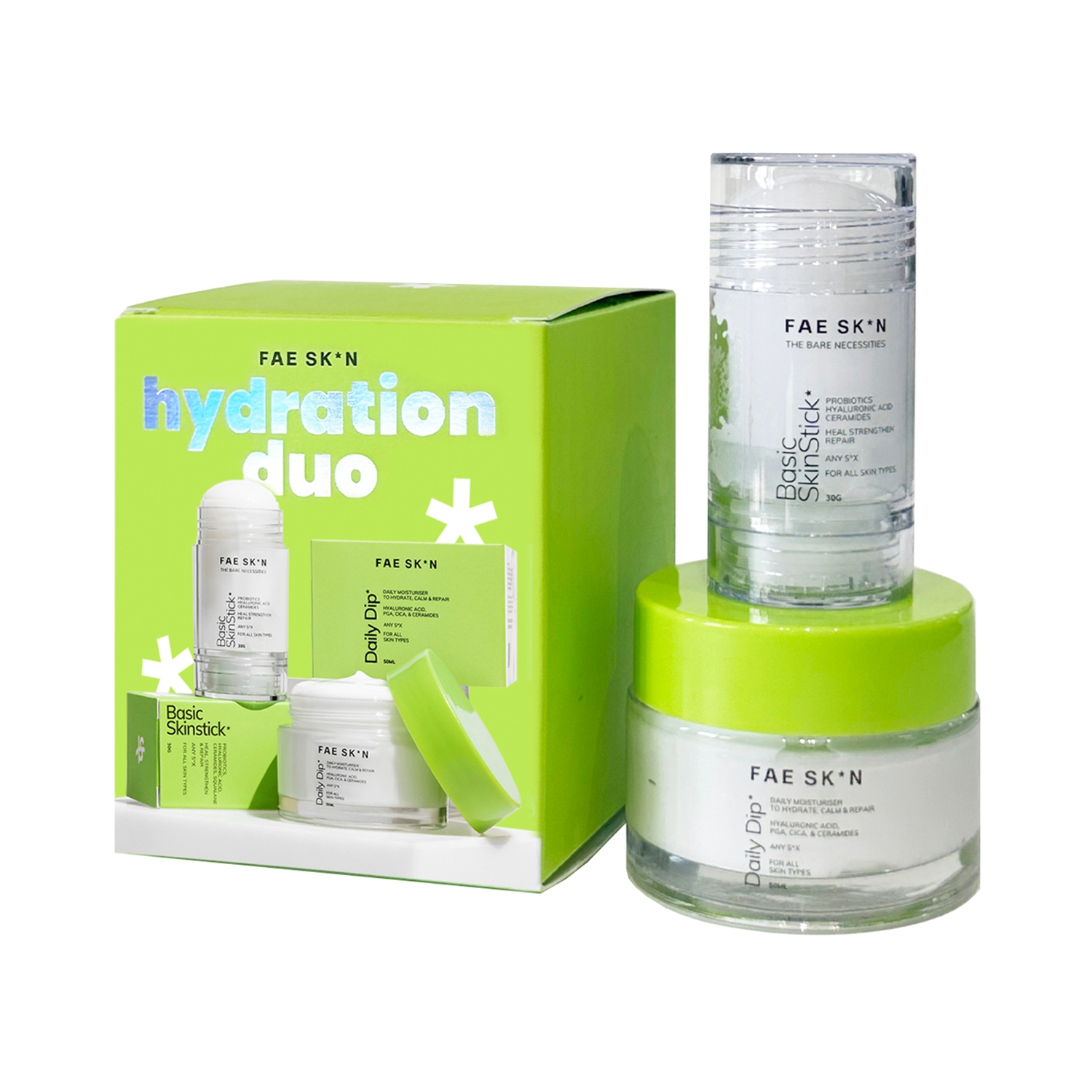 FAE BEAUTY | FAE BEAUTY Hydration Duo with Daily Dip & Basic Skinstick (2Pcs)