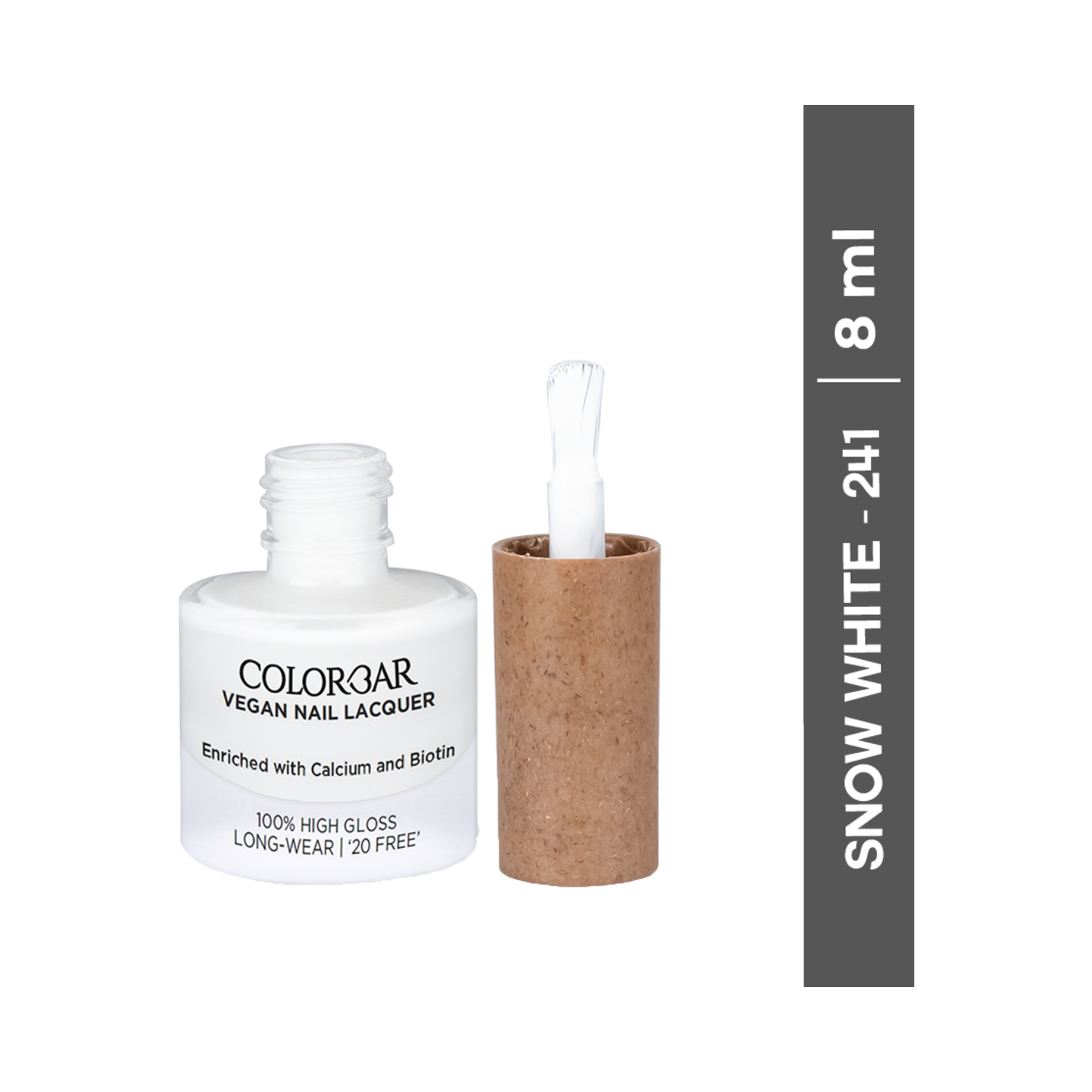 Colorbar | Colorbar Vegan Nail Lacquer - 241 Snow White (8 ml)